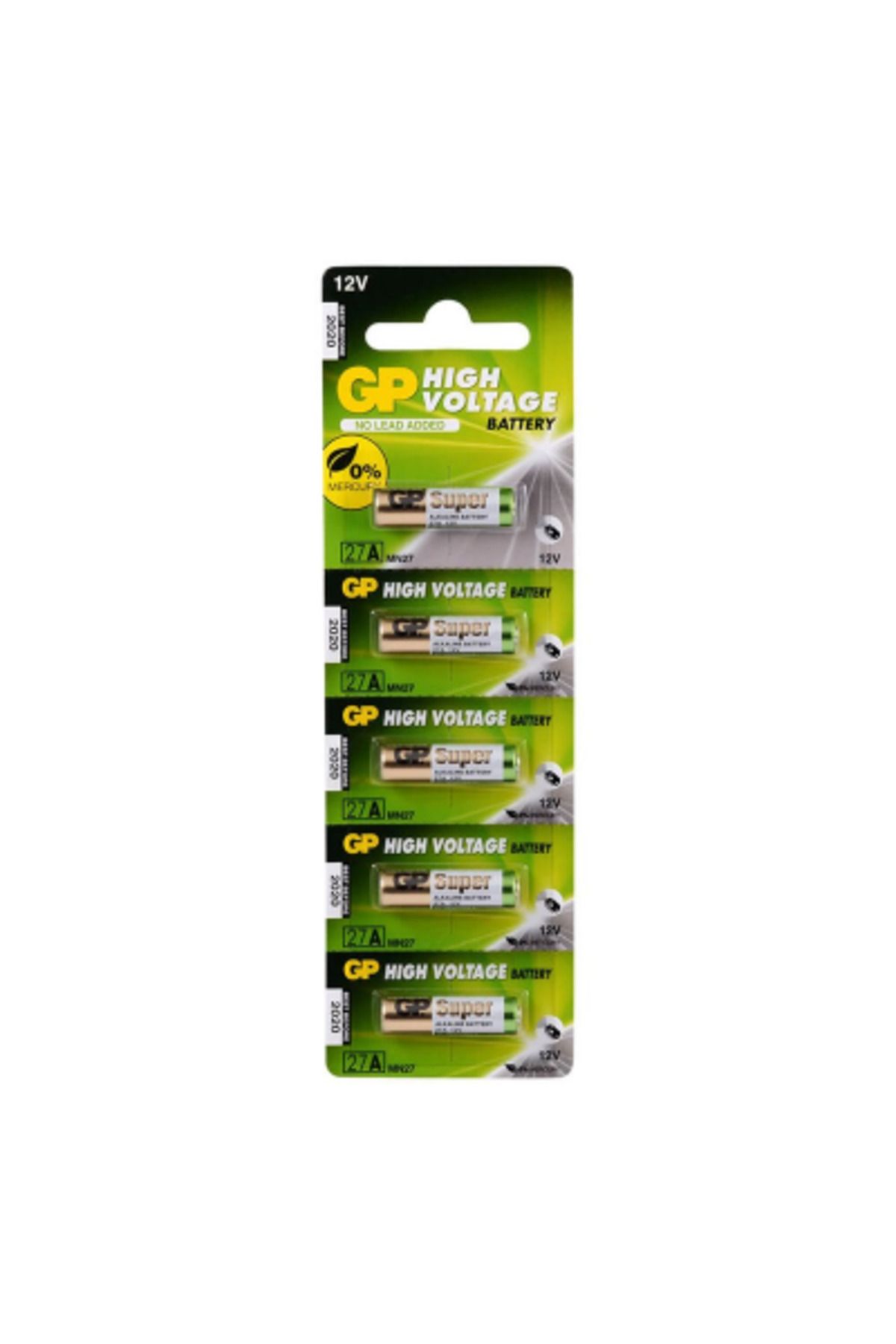 DERİK Derik 27A 12V ARAÇ KUMANDA PİLİ CAMEL 5Lİ KART YENİ 1122015