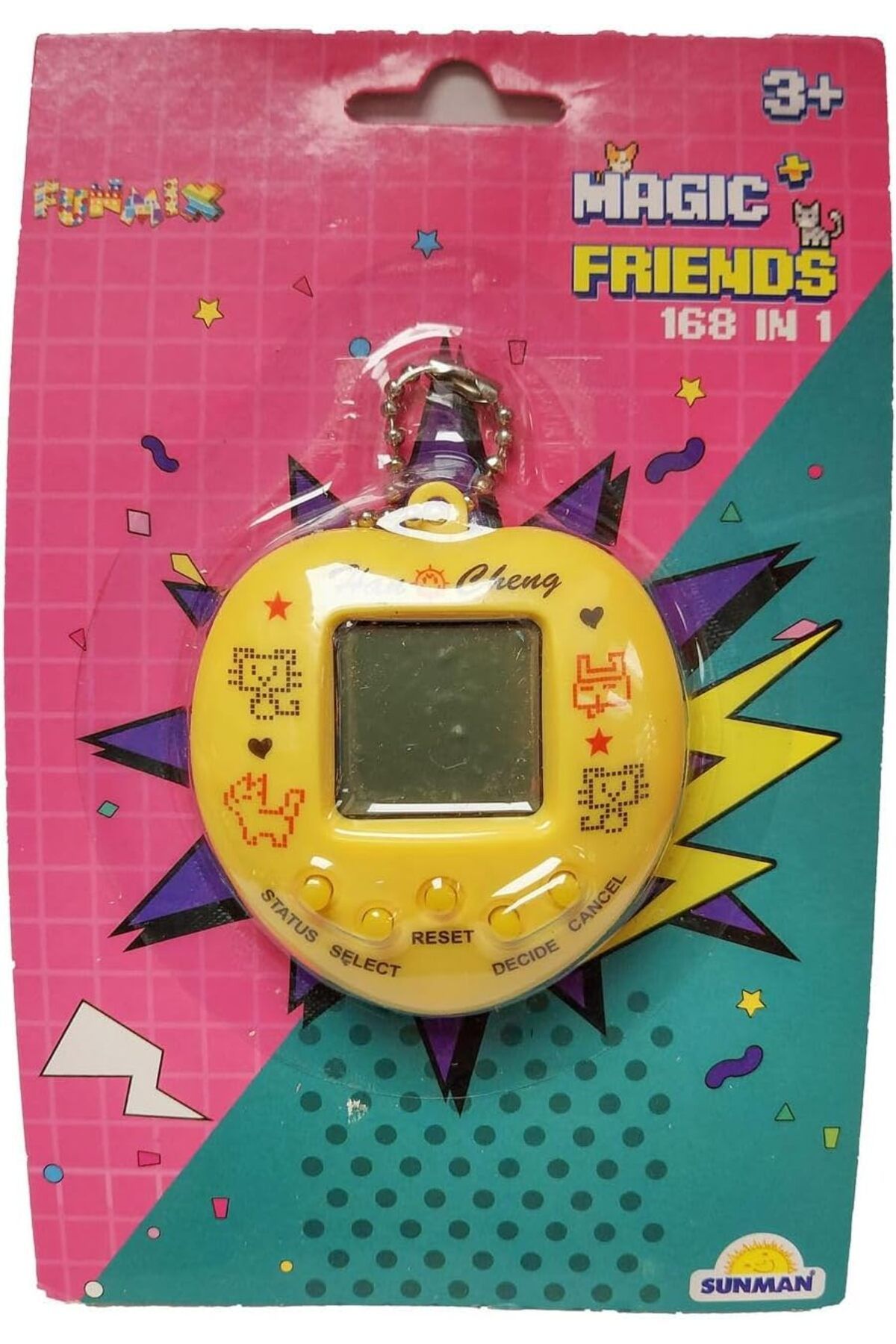 DERİK Derik Toys Nostaljik Oyuncak Sanal Bebek (Sarı) YENİ 1122015