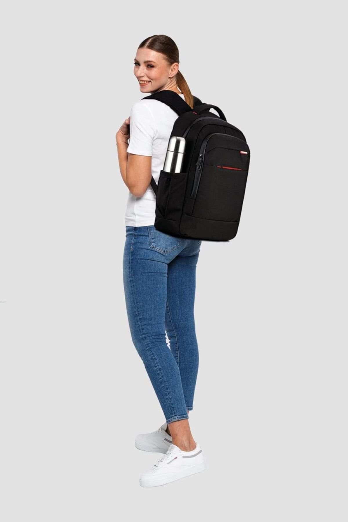 DERİK KADROĞLU BP-L400 15,6" Floransa Serisi Wtx Pro Su Geçirmez Kumaş, Notebook,Laptop Sırt Çntası-