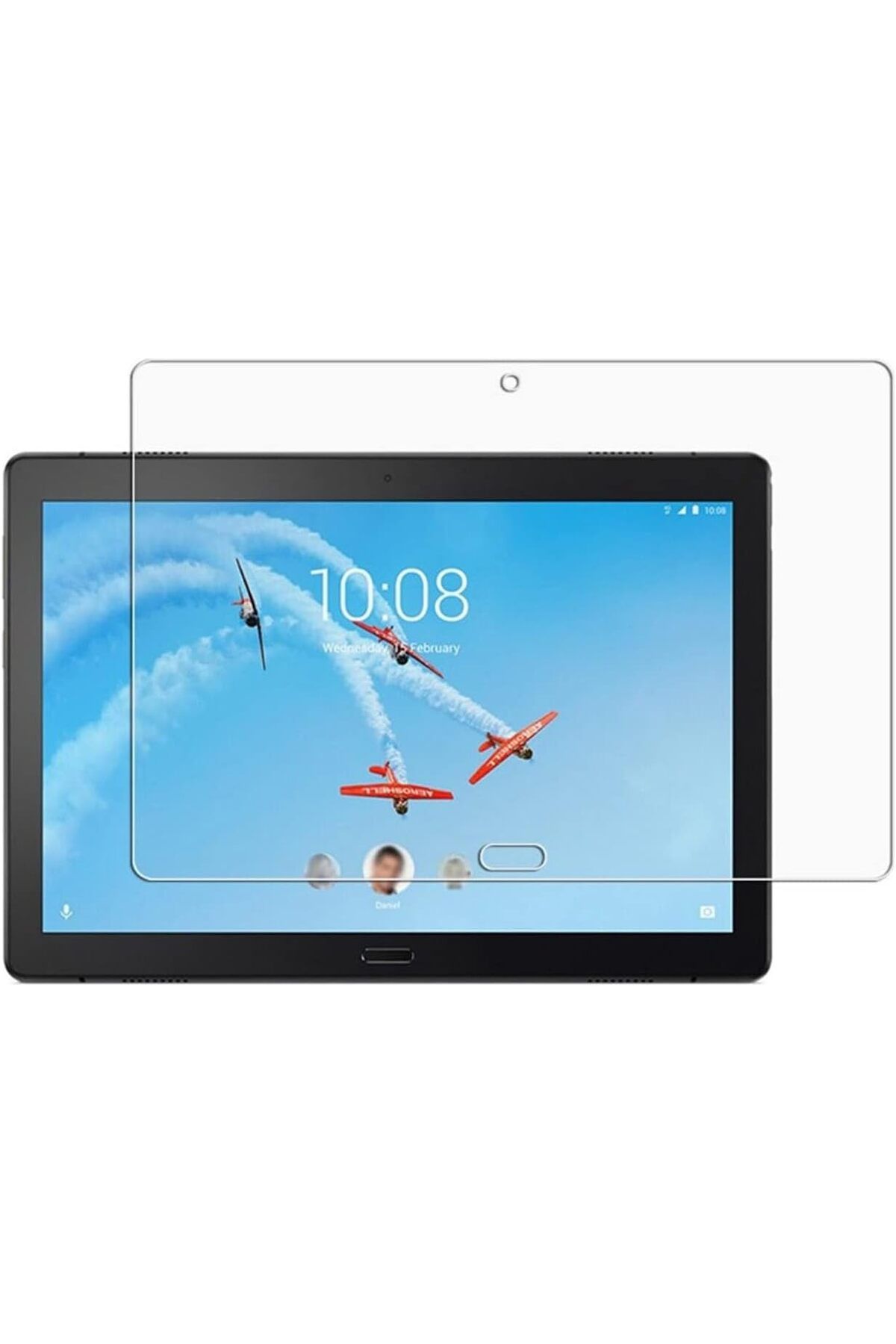 DERİK Derik Kırılmaz Ekran Koruyucu Cam Tempered Glass Darbeye Dayanıklı 10.1 inç Yoga Smart Tab X70