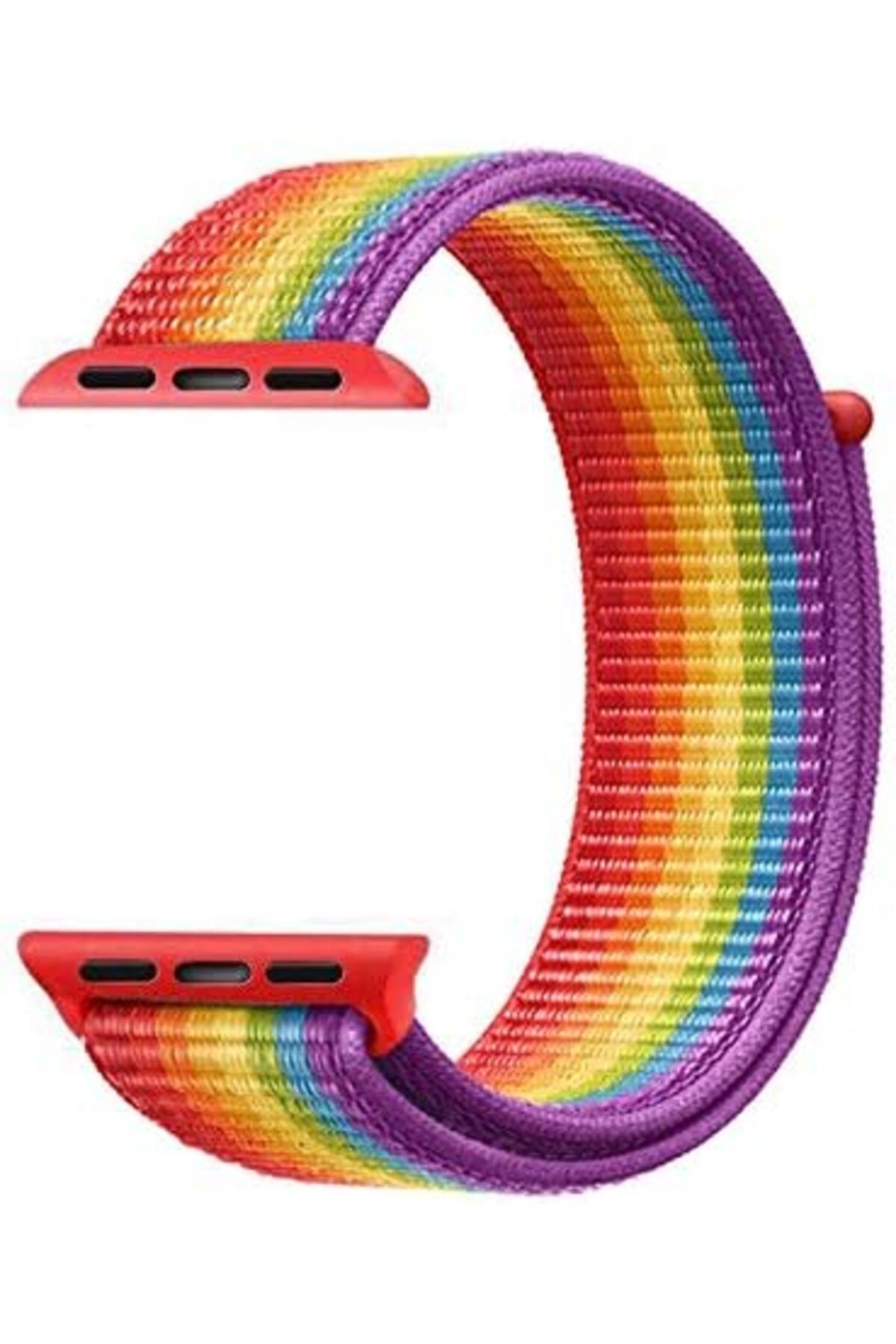 DERİK Derik Watch Series 2 42mm için Hasırlı Kordon Woven Spor İlmik Pride Edition YENİ 1122015