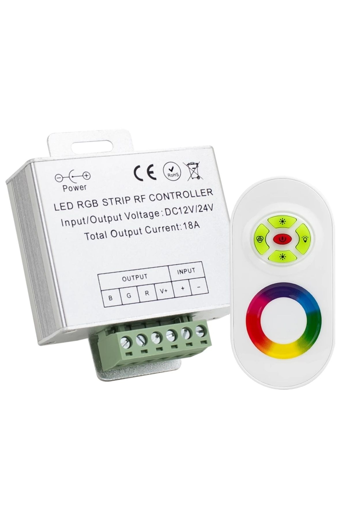 HayMed Led Rgb Kontrol Devre Dokunmatik Uk Lı Fc-pb-12Q (18 Amper) (4172)