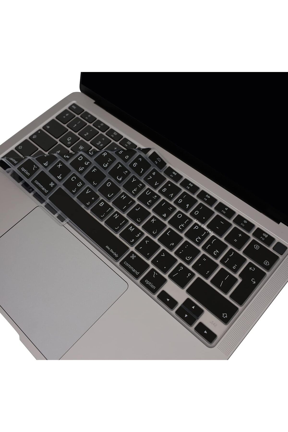 ÇAĞUR çağur Arapça Klavye Koruyucu Macbook Air M1 13inç (TouchID'li Air) A2337 A2179 UK Enter ile Uyum