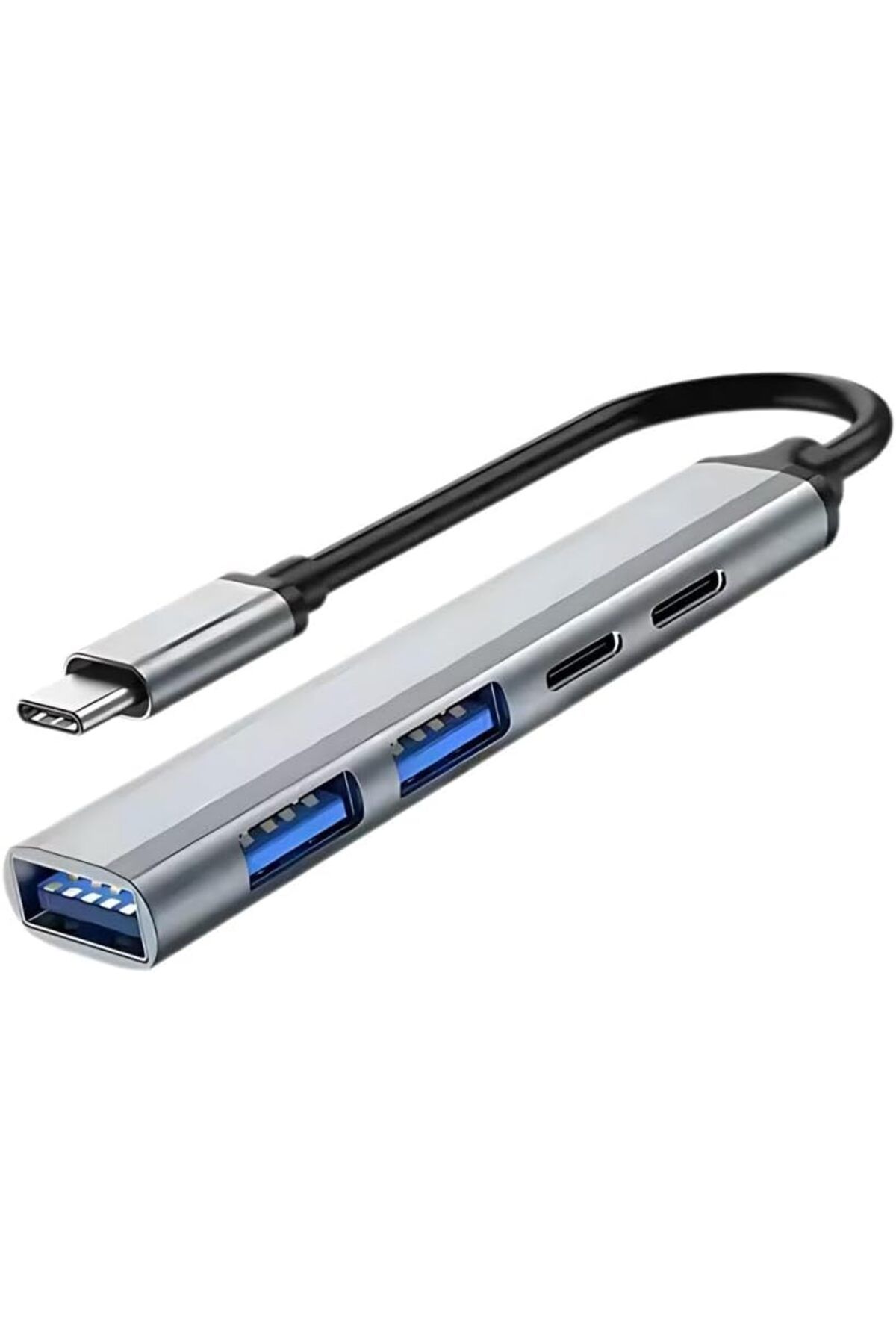 ÇAĞUR çağur 5in1 Type C To 3x USB, 2x PD Type C Çoğaltıcı Çevirici HUB, Klavye, Mouse,USB Okuyucu A