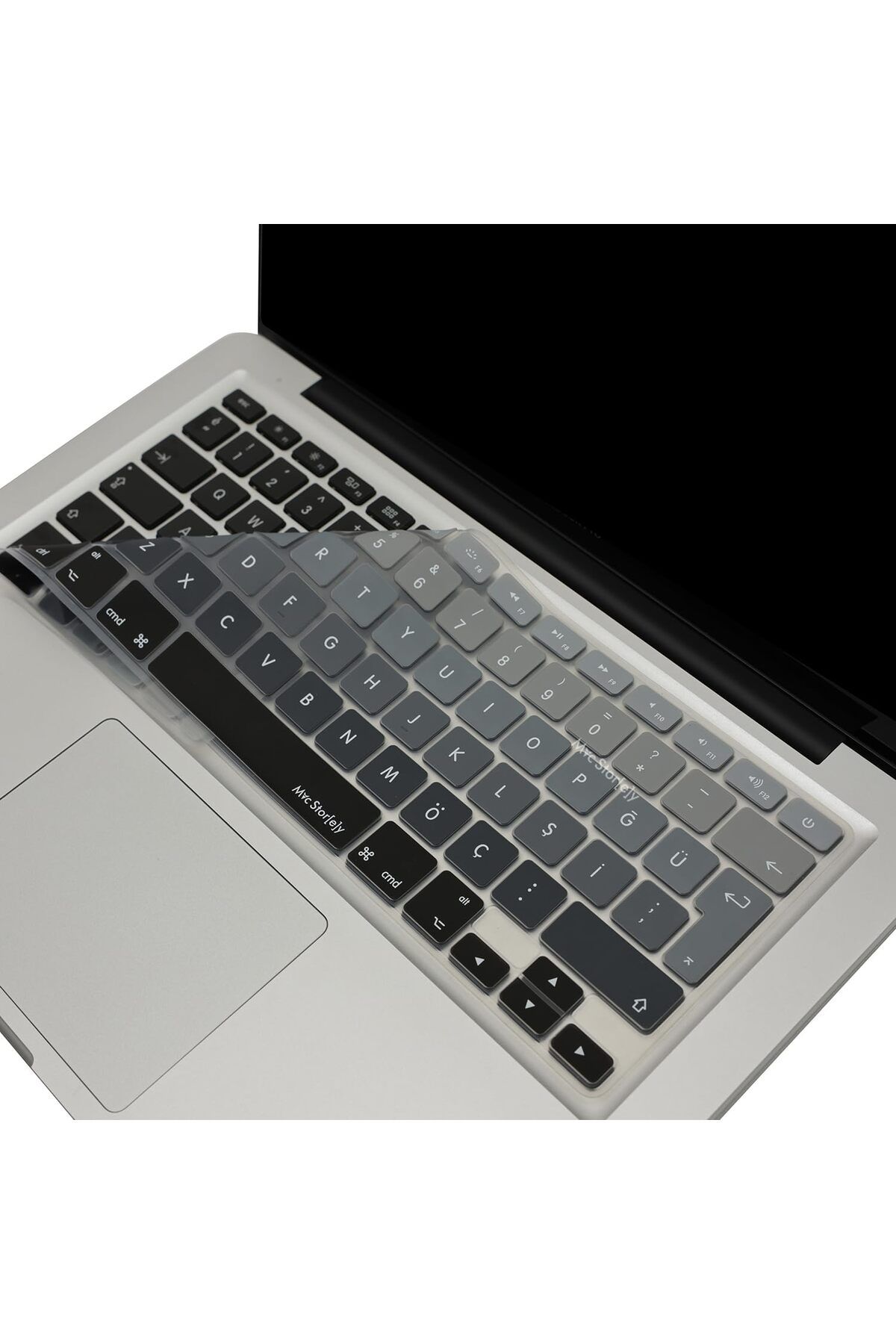 DERİK Derik Macbook Air Pro Klavye Koruyucu (US to TR) Ombre (Eski USB’li Model 2008/2017 yılı) ile Uy
