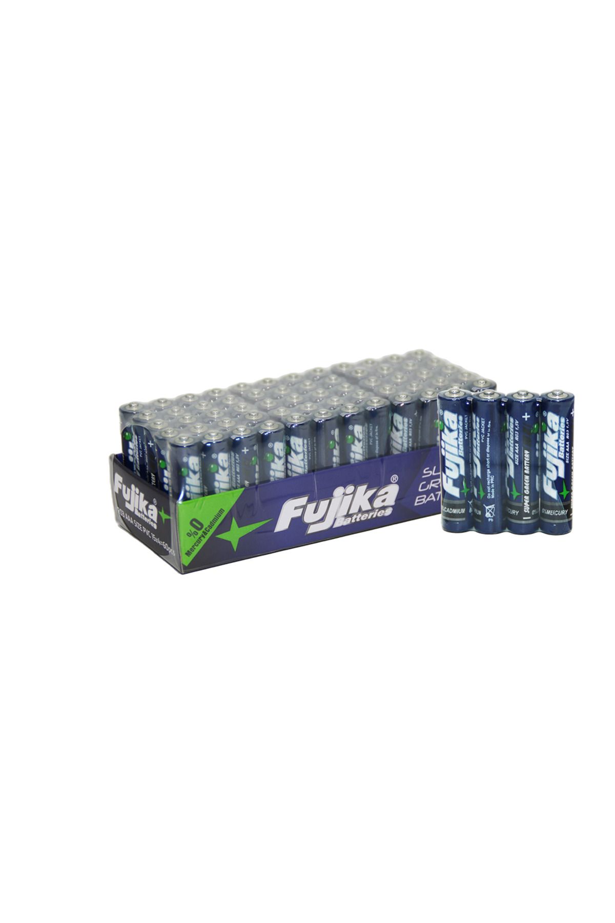 KDROĞLU KDROGLU FUJİKA BATTERİES İNCE PİL 60 PARÇA R03 AAA UM-4 New Desing 1109836