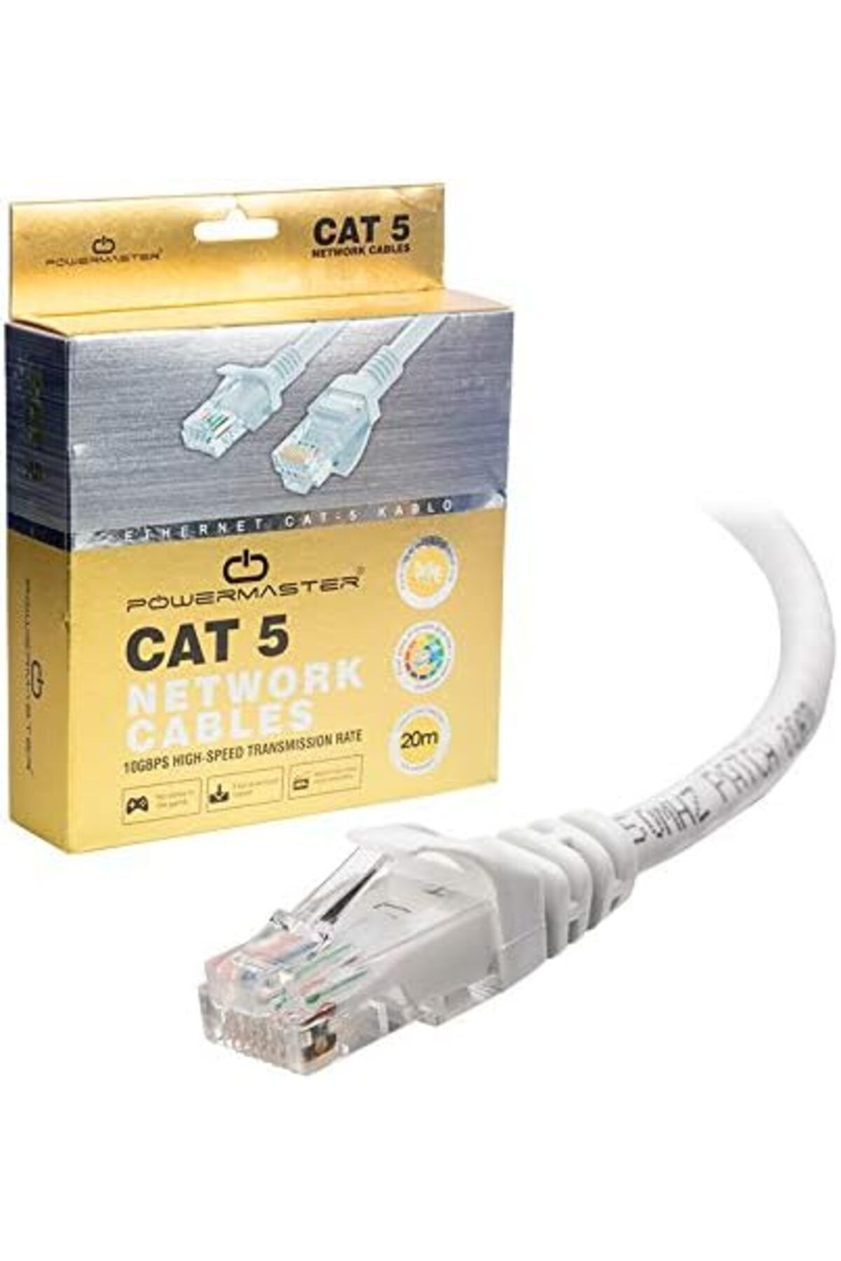 ÇAĞUR çağur Kablo Cat5 20 Metre YENİ 1109945