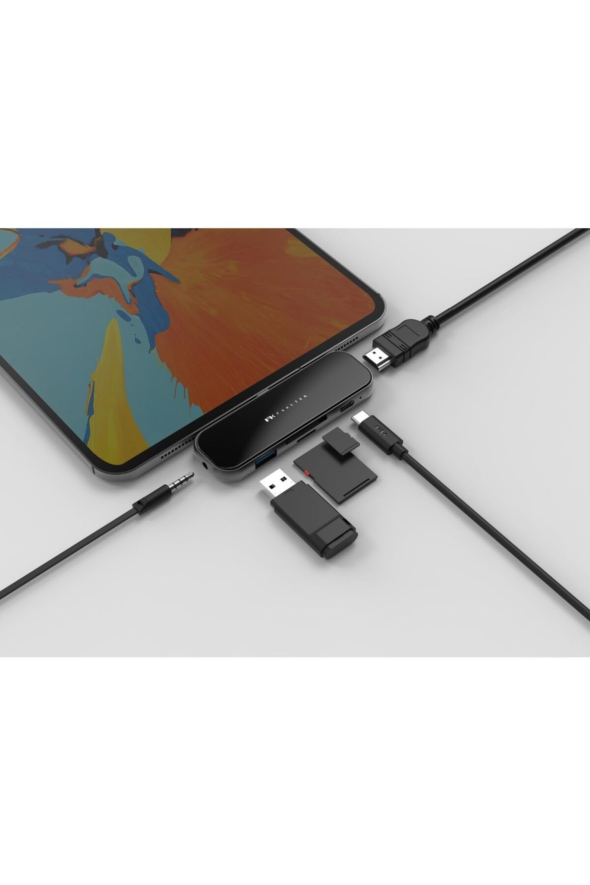 ÇAĞUR çağur Type-C Adaptör USB Çoğaltıcı Çoklayıcı HDMI Dönüştürücü MacBooklara iPhone 15