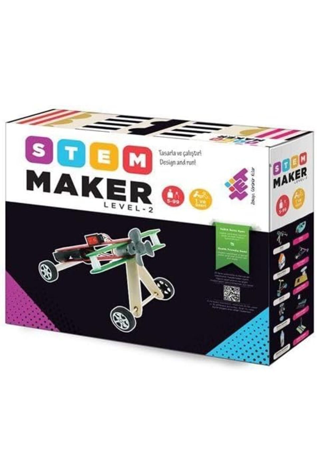 KDROĞLU KDROGLU - MAKER ELEKTRONİK SETİ Level-2 5+ Yaş 1+ Oyuncu New Desing 1109836