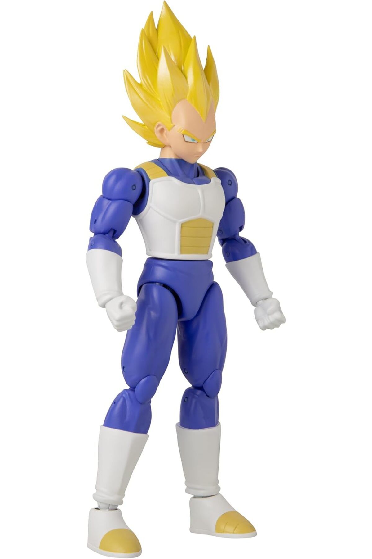 KDROĞLU 16 cm Dragon Ball Super Saiyan Vegeta Poz Verilebilir Figür, Dragon Stars Serisi