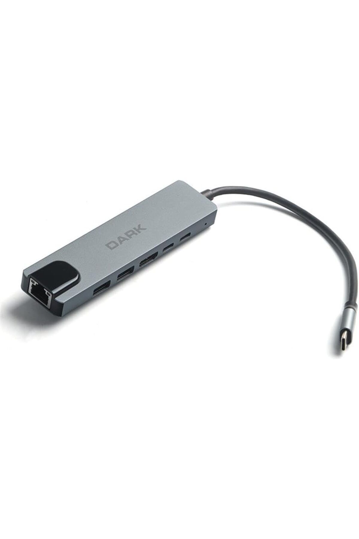 KDROĞLU plamystical 6'sı 1 Arada USB 3.2 Gen 1 Type-C to Ethernet/HDMI/USB 3.0 - USB 2.0 / USB-C PD 100W Ma