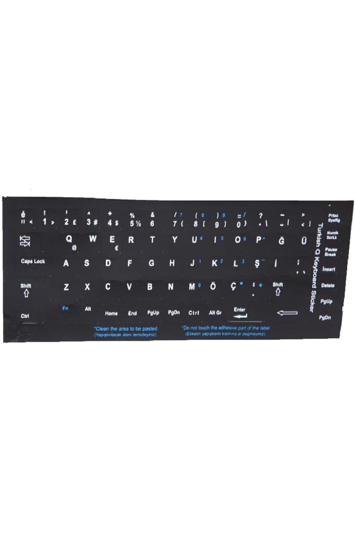 DERİK KADROĞLU 300164 İNGİLİZCE Q KLAVYE STIKER Yeni 1107872