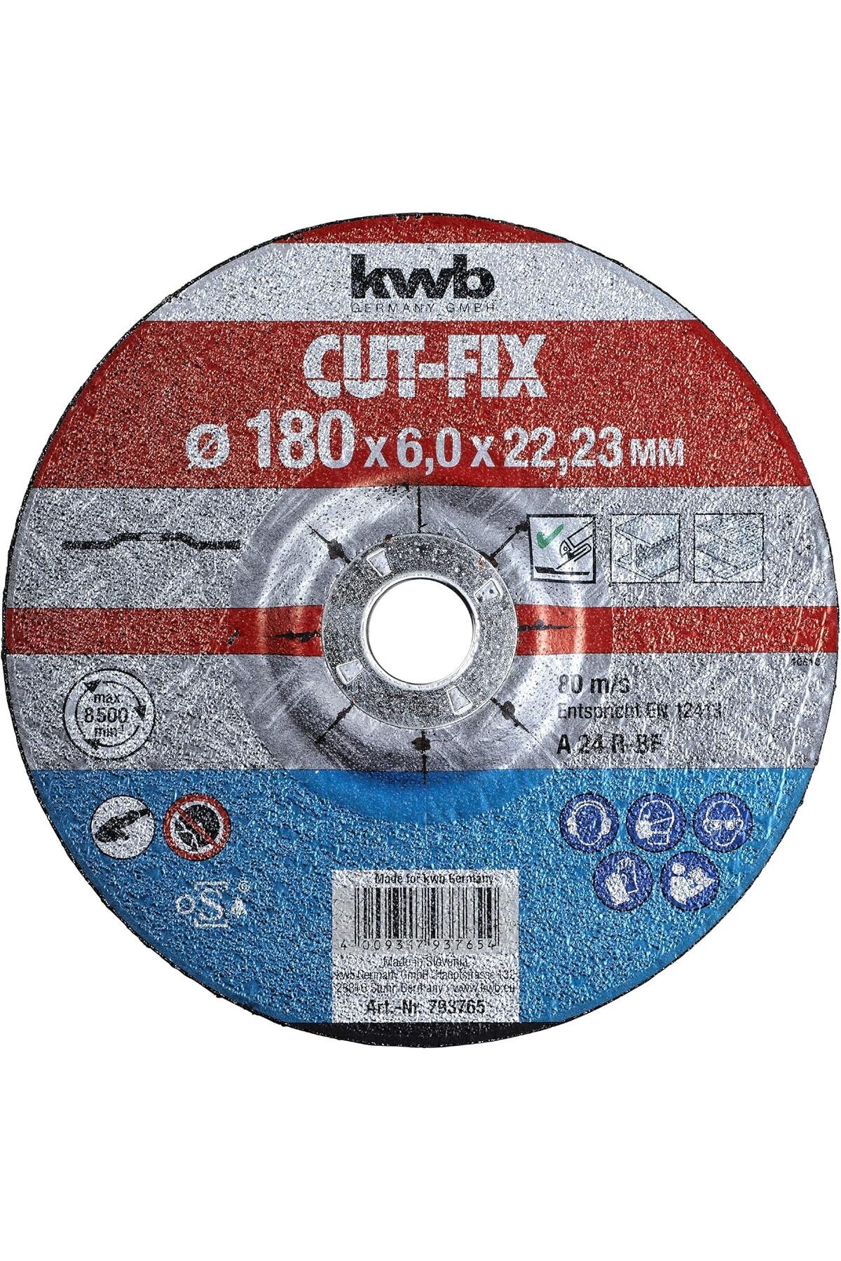 ÇAĞUR çağur Flex Taşı Metal Taşlama Disk 178 x 6 x 22 mm YENİ 1109945
