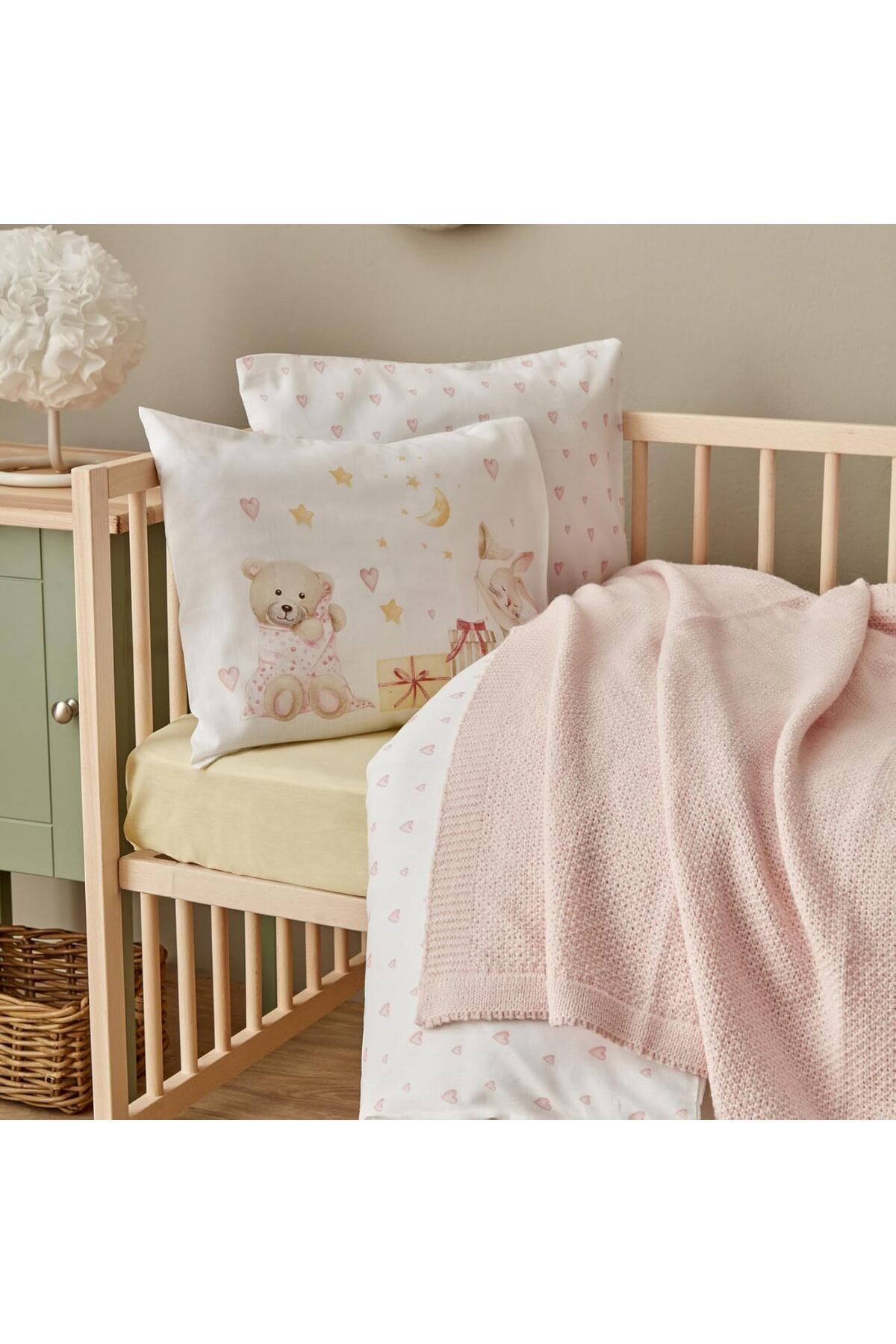 KDROĞLU KDROGLU Home Little Honey Triko Battaniye Pembe New Desing 1109836