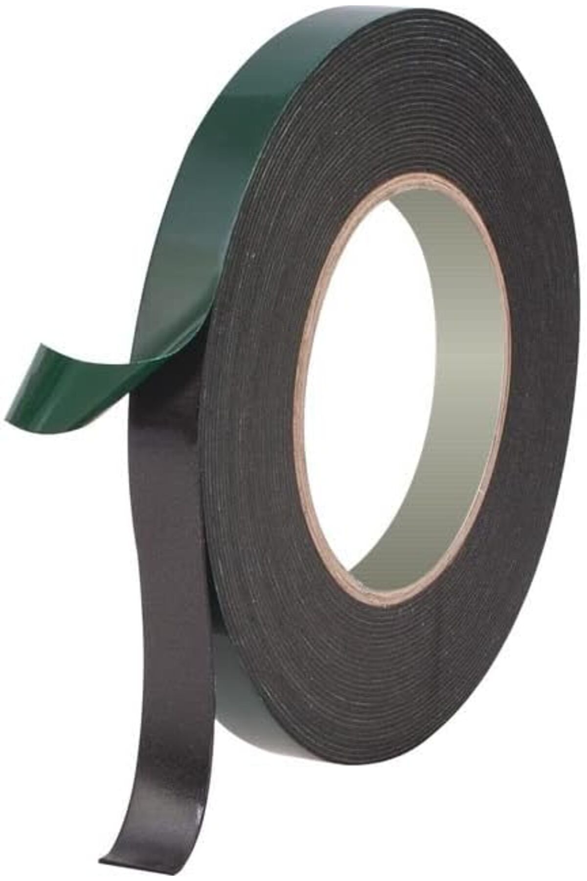 MCreative Taraflı Köpük Bant Eva Montaj Bandı 18 mm x 10 Metre, Yeşil/Siyah
