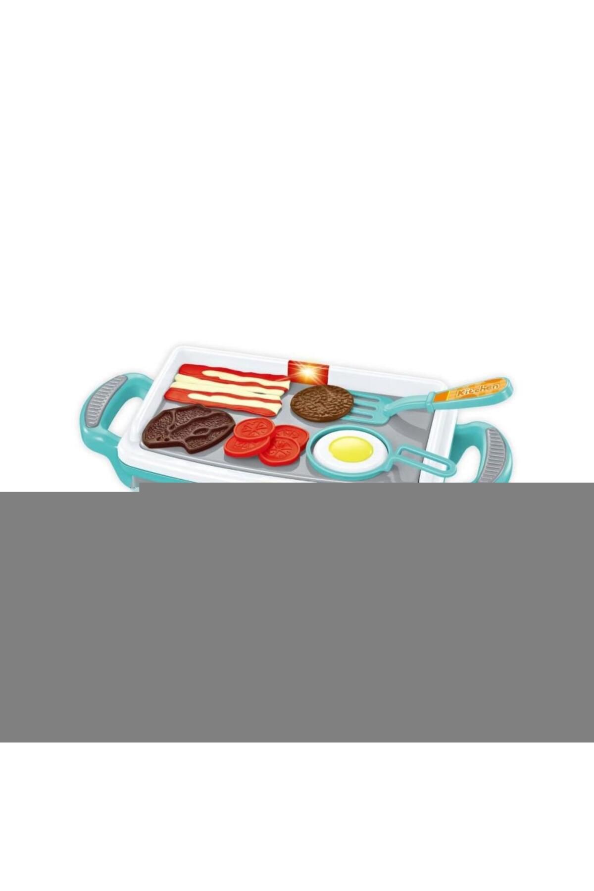 Shop58 HediyeCantam QF2908P-1-QF2908G-1 Işıklı Aksesuarlı Teppanyaki Izgara -Vardem Oyuncak
