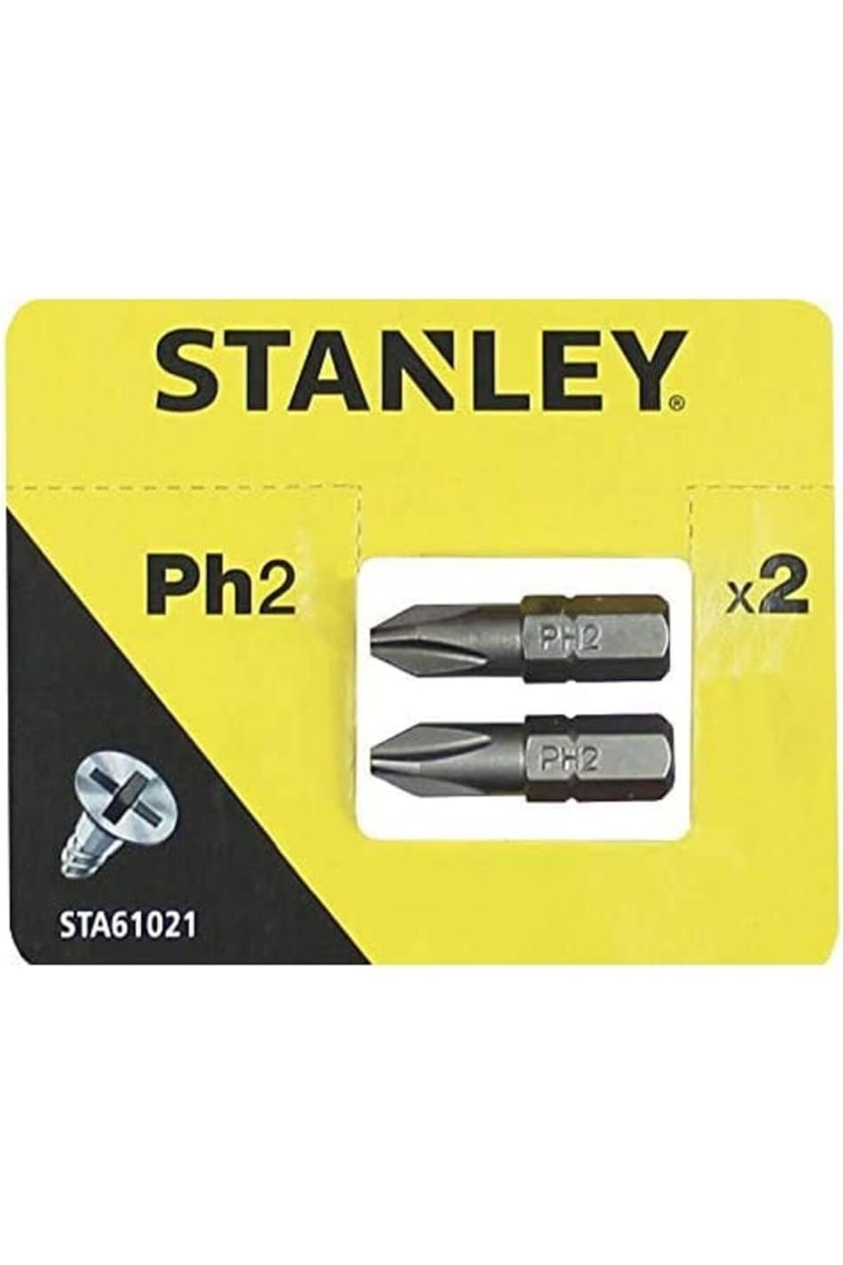 KDROĞLU KDROGLU Sta61021/Xj Vidalama Uç, Metalik, 2 Adet, Ph2X25Mmx2. New Desing 1109836