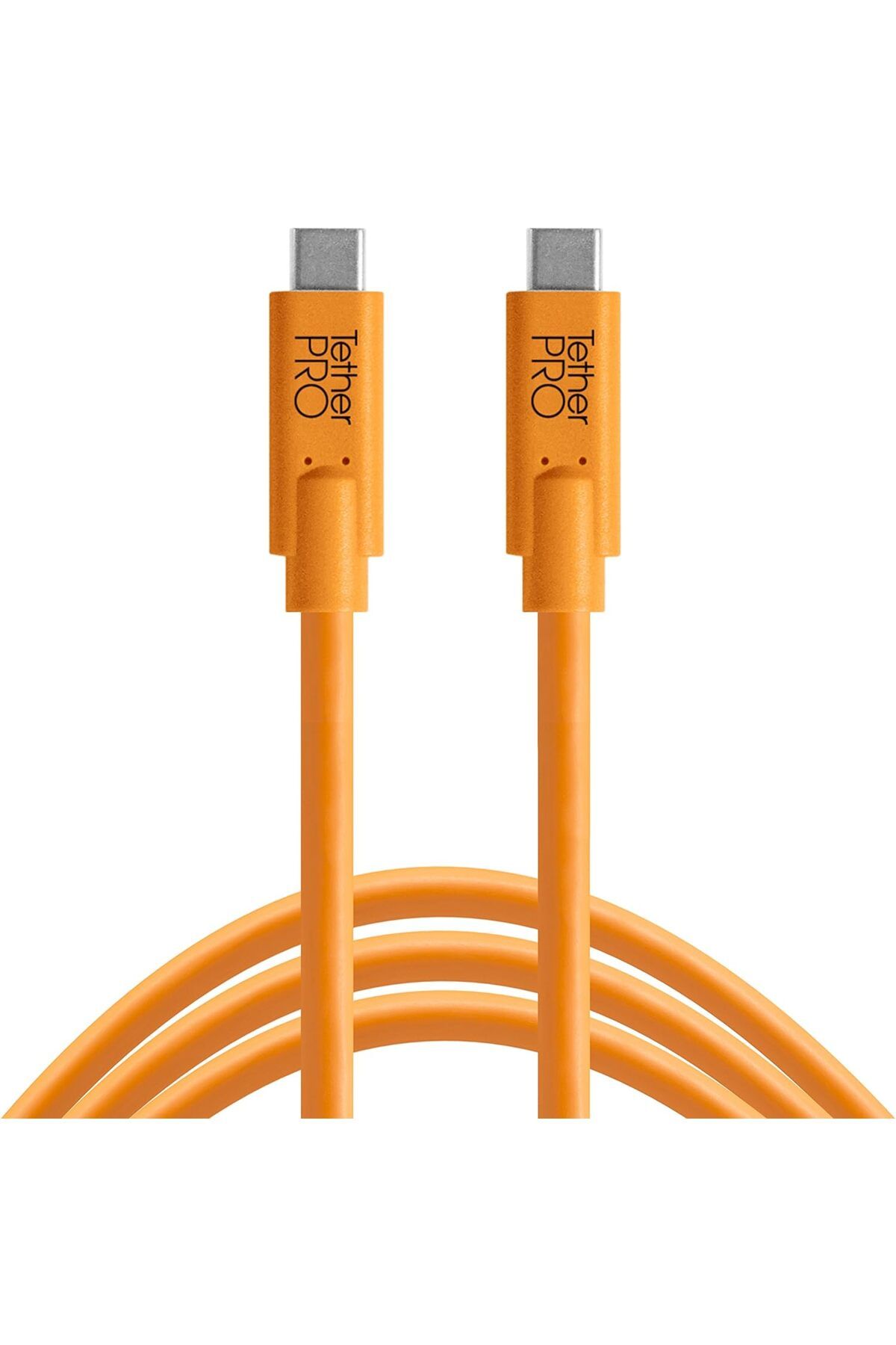 KDROĞLU KDROGLU Tools TetherPro USB-C to USB-C - Bağlantı Kablosu 15' (4.6m) DSLR Kamera ve Laptop, Turunc