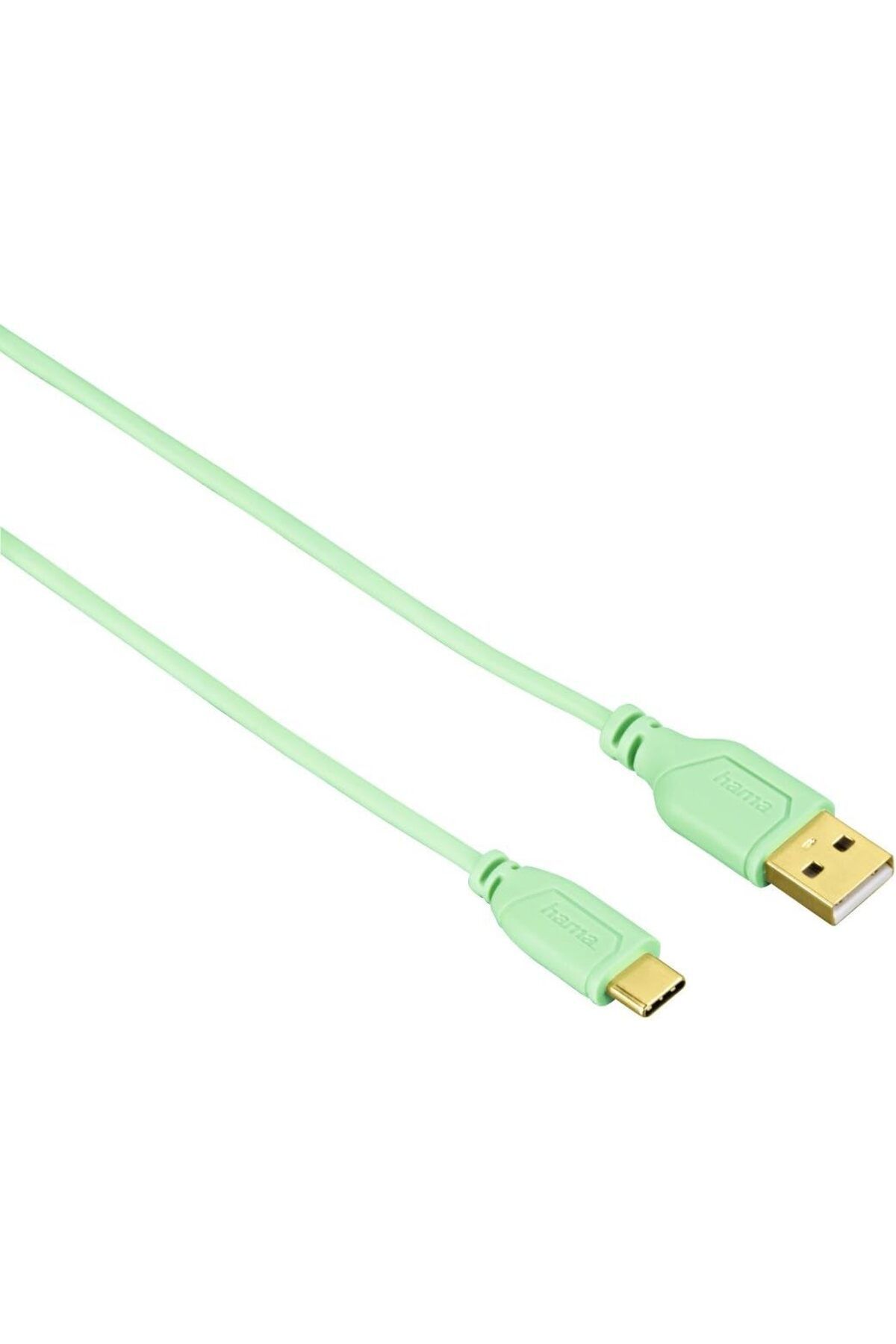 KDROĞLU KDROGLU USB-C - USB-A Kablo, "Flexi", 0.75m, Yeşil New Desing 1109836