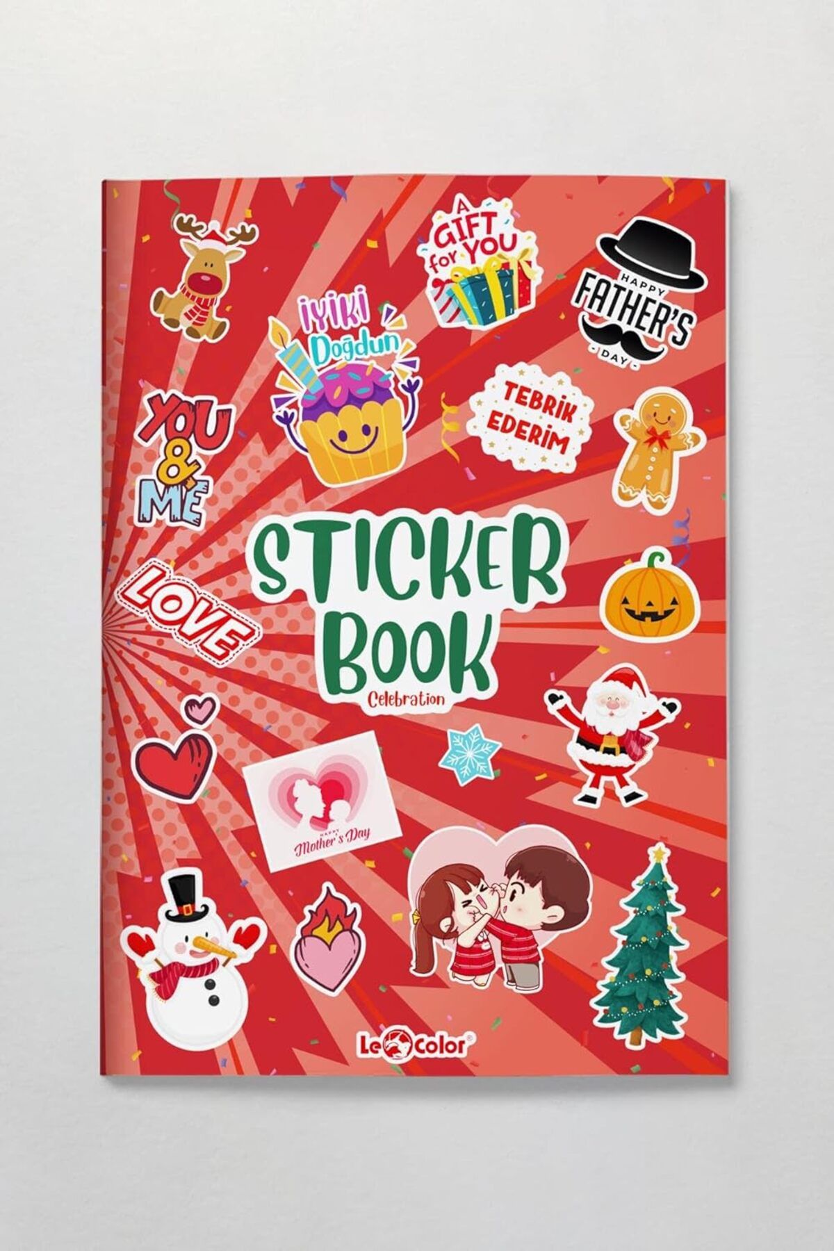 KDROĞLU KDROGLU Color Sticker Book Kutlama Özel Gün Etiket Serisi New Desing 1109836