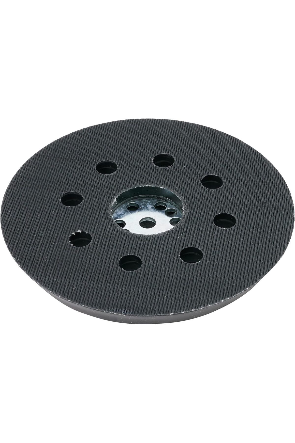 KDROĞLU KDROGLU Professional Schleifteller (Ø 125 mm, mittelhart, Zubehör Exzenterschleifer), Schwarz, Wei