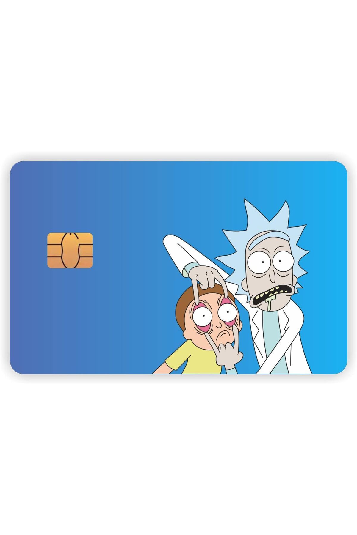 KDROĞLU KDROGLU Aksesuar Rick And Morty Kart Kaplama Sticker Kart Etiketi New Desing 1109836
