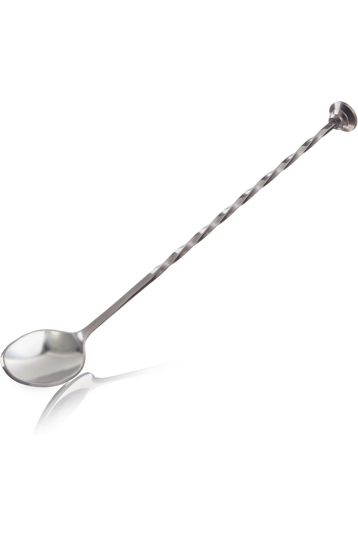 salesalbutik Vin Bar ve kokteyl kaşığı, bar kaşığı, gümüş, 27,7 x 3,4 x 2 cm