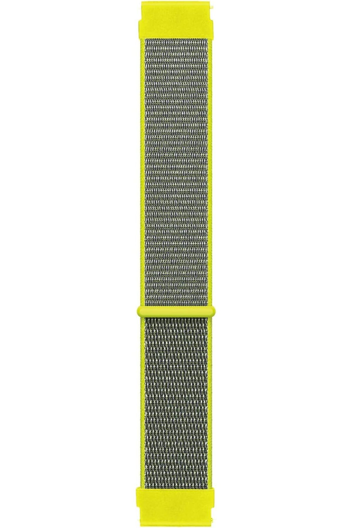 KDROĞLU KDROGLU Watch GT2 46mm için Hasırlı Kordon Woven Sport Loop Sarı [Watch GT2 46mm ile Uyumlu Kord