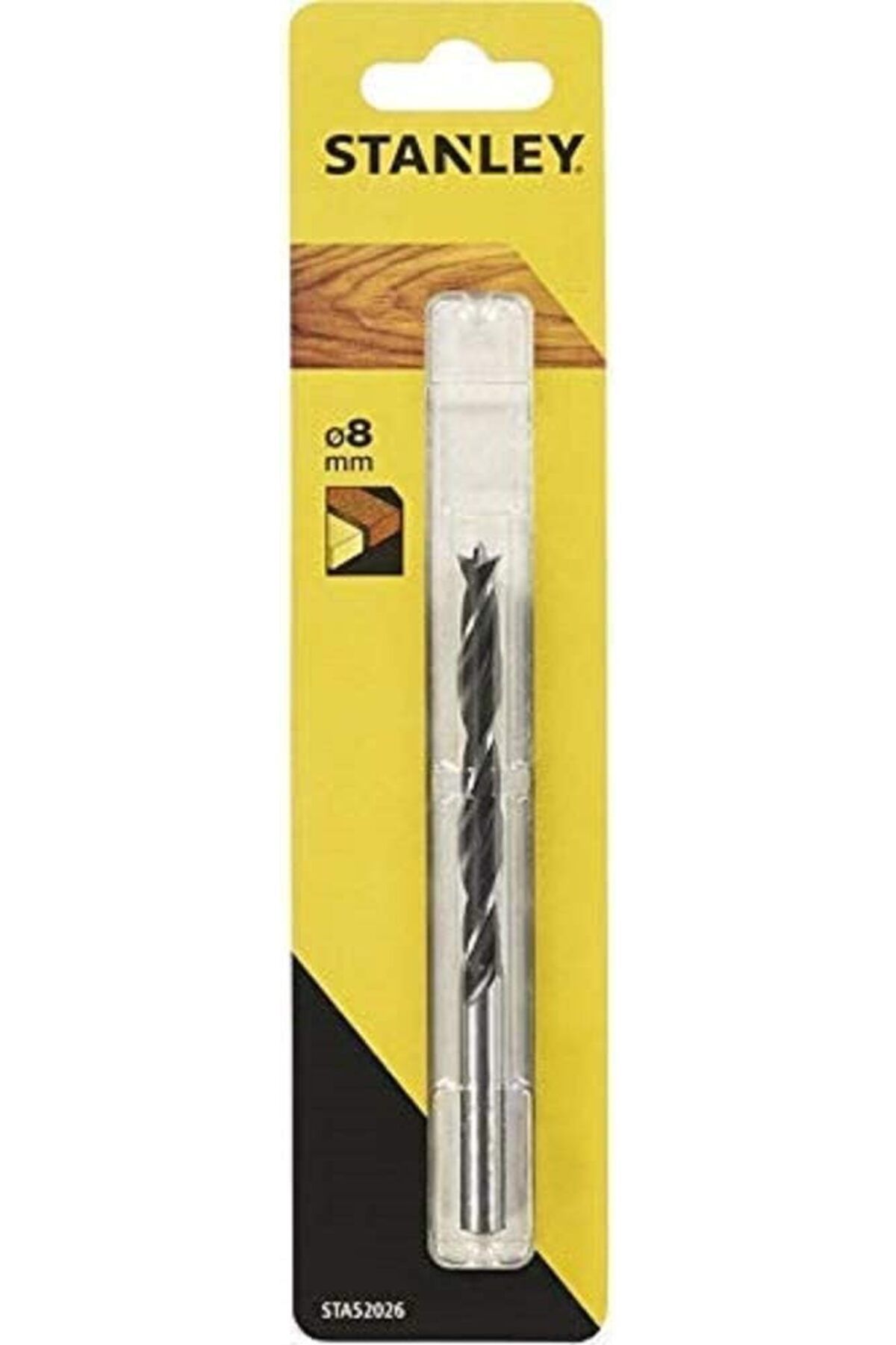 DERİK Derik Sta52026 Ahşap Spiral Matkap Ucu, Metalik, 1 Adet, 8 X 120 Mm YENİ 1122015