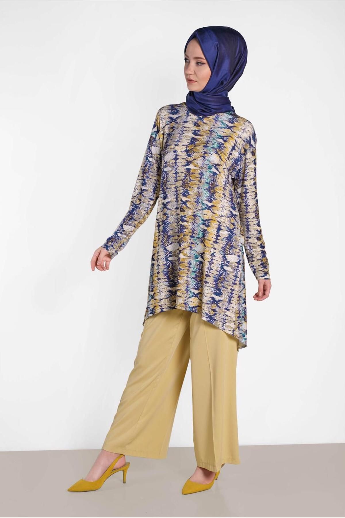 Alvina-Patterned Tunic 4493 - Stylish Design 3