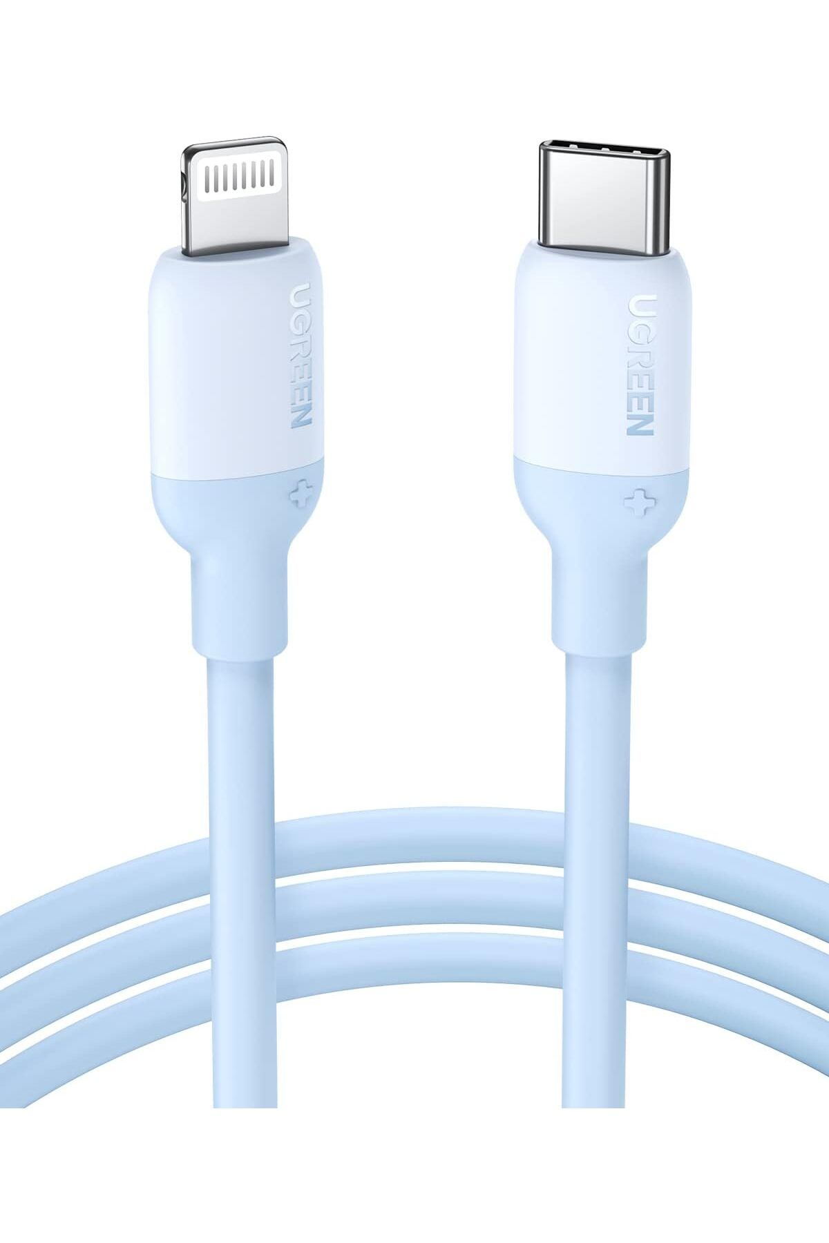 KDROĞLU KDROGLU USB-C Lightning Kablo Mavi 1 m MFi Test Edilmiş Power Delivery Tip C Lightning Şarj Kablos