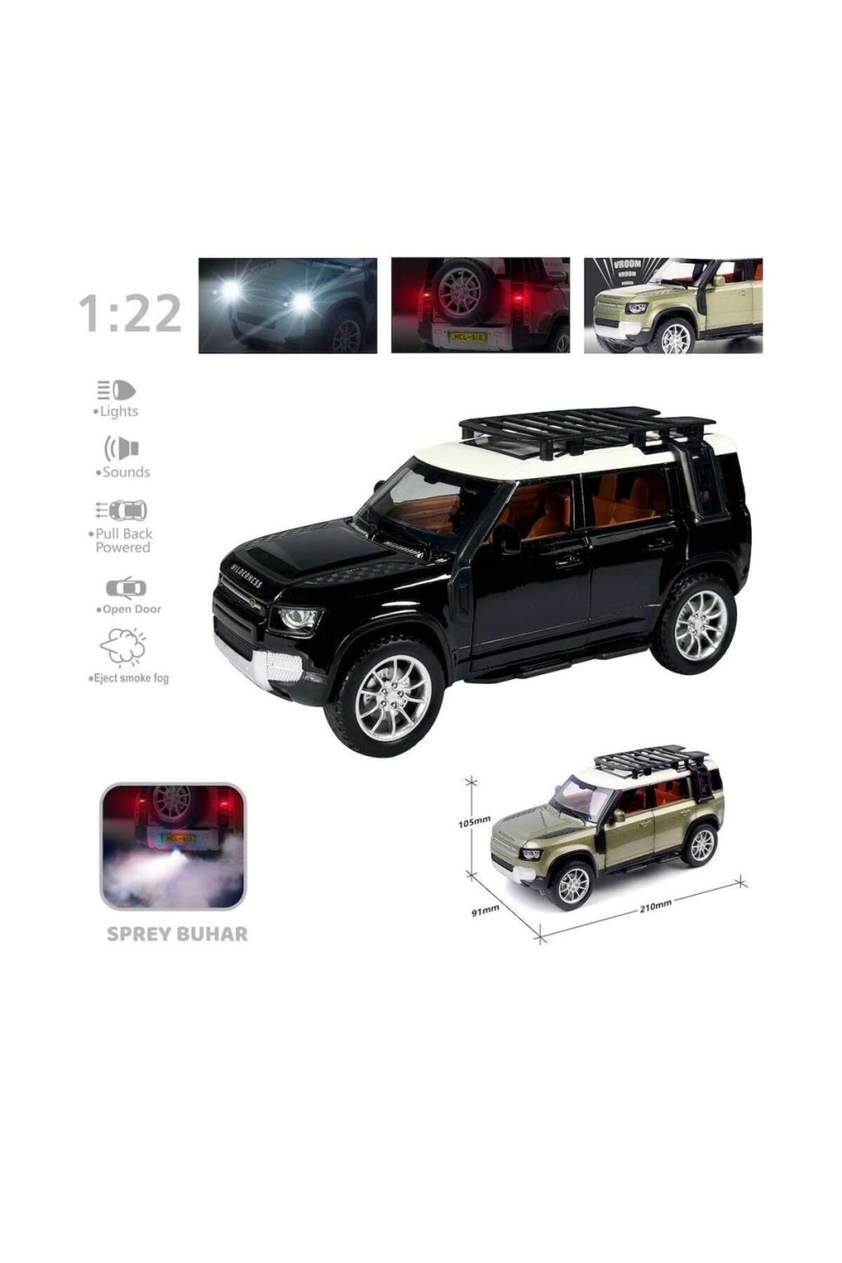 Shop58 HediyeCantam HCL-510A Çek Bırak 1:22 Sesli Ve Işıklı Buharlı DF Metal Jeep