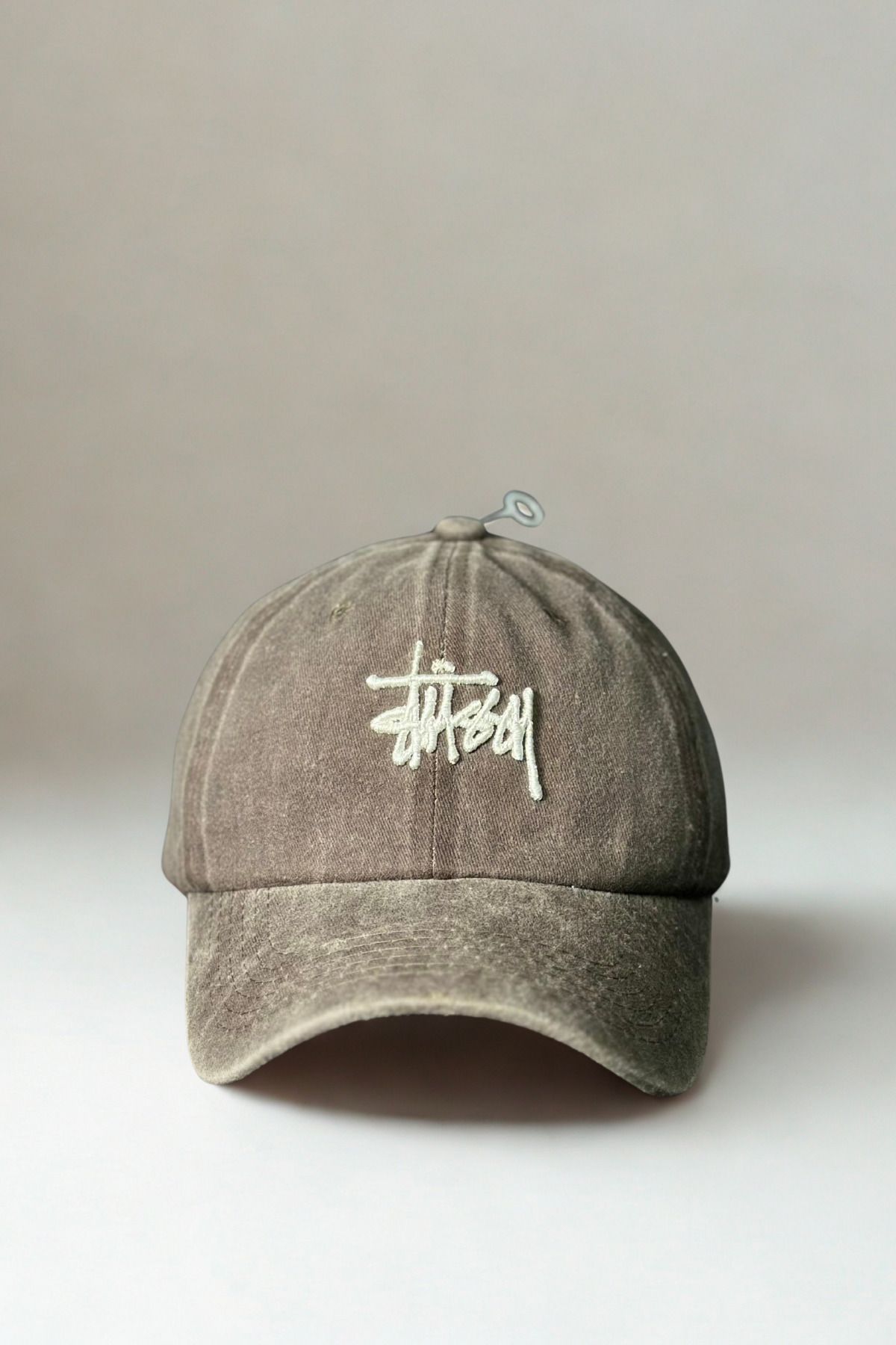 Tresore Stussy Yıkamalı Kahverengi Şapka-Cap / Stüssy Yıkamalı Kahverengi Şapka-Cap / Baseball Şapka