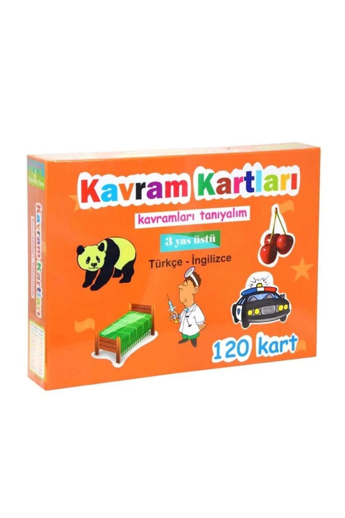 Shop58 HediyeCantam KZL-145 Kavram Kartları 120 Kart -Kızılkaya