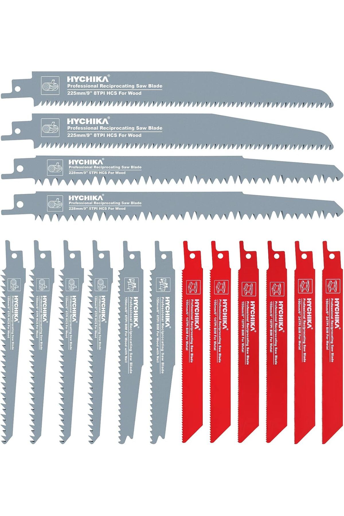 STOREMAX cmllashop BETTER TOOLS FOR BETTER LIFE Saber Testere Bıçakları, 16 ADET Testere Bıçağı Metal,