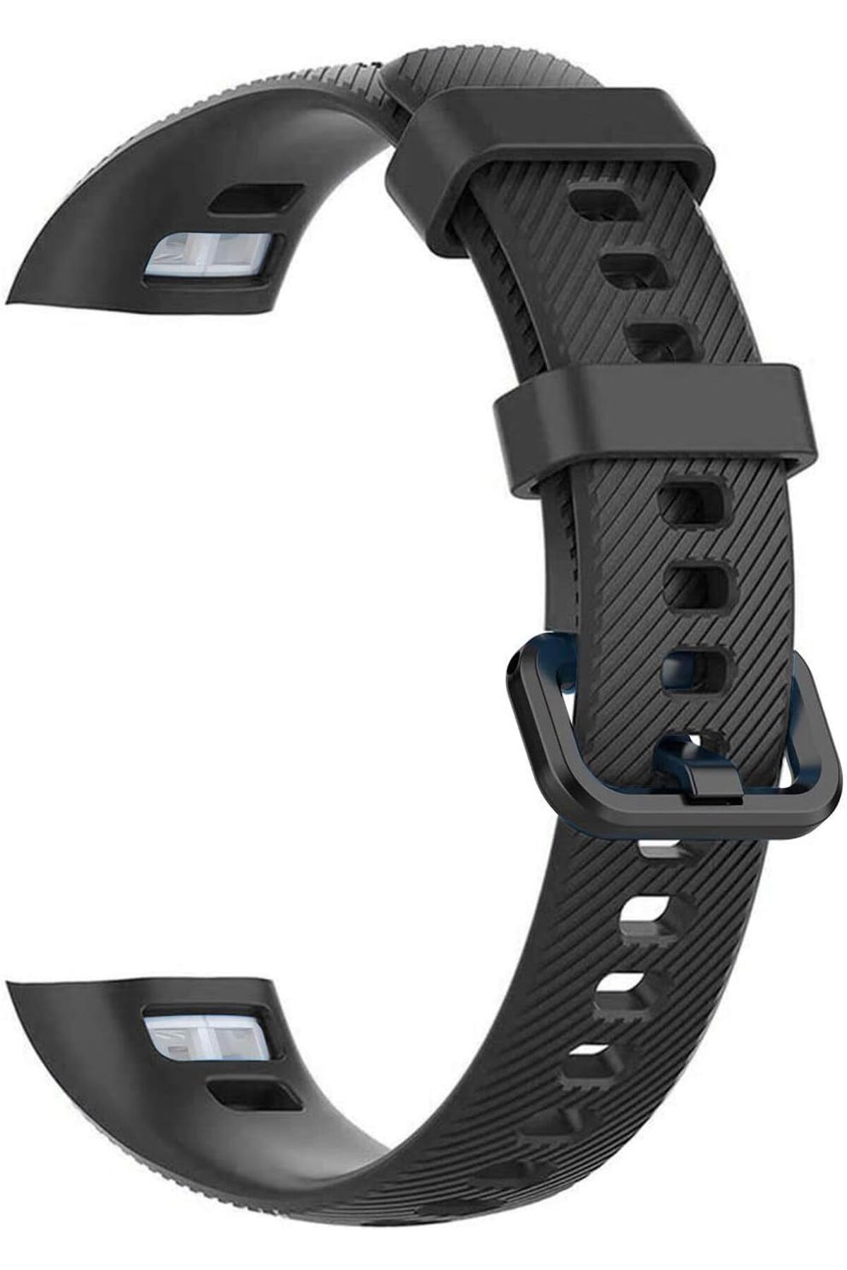 KDROĞLU KDROGLU Honor Band 4 için Kordon, Silicone Sport Band Siyah [Honor Band 4 ile Uyumlu Kordon - Kayı
