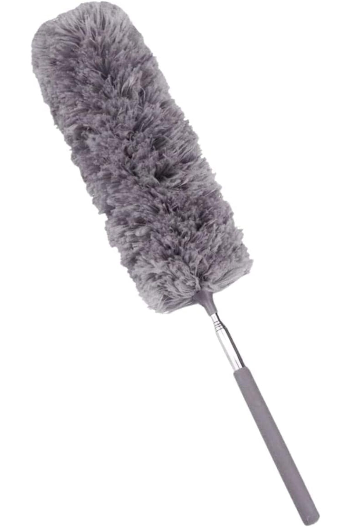 KDROĞLU KDROGLU Home 240 Cm Teleskopik Uzatılabilir Mikrofiber Yumuşak Başlıklı Toz Alma Fırçası Toz