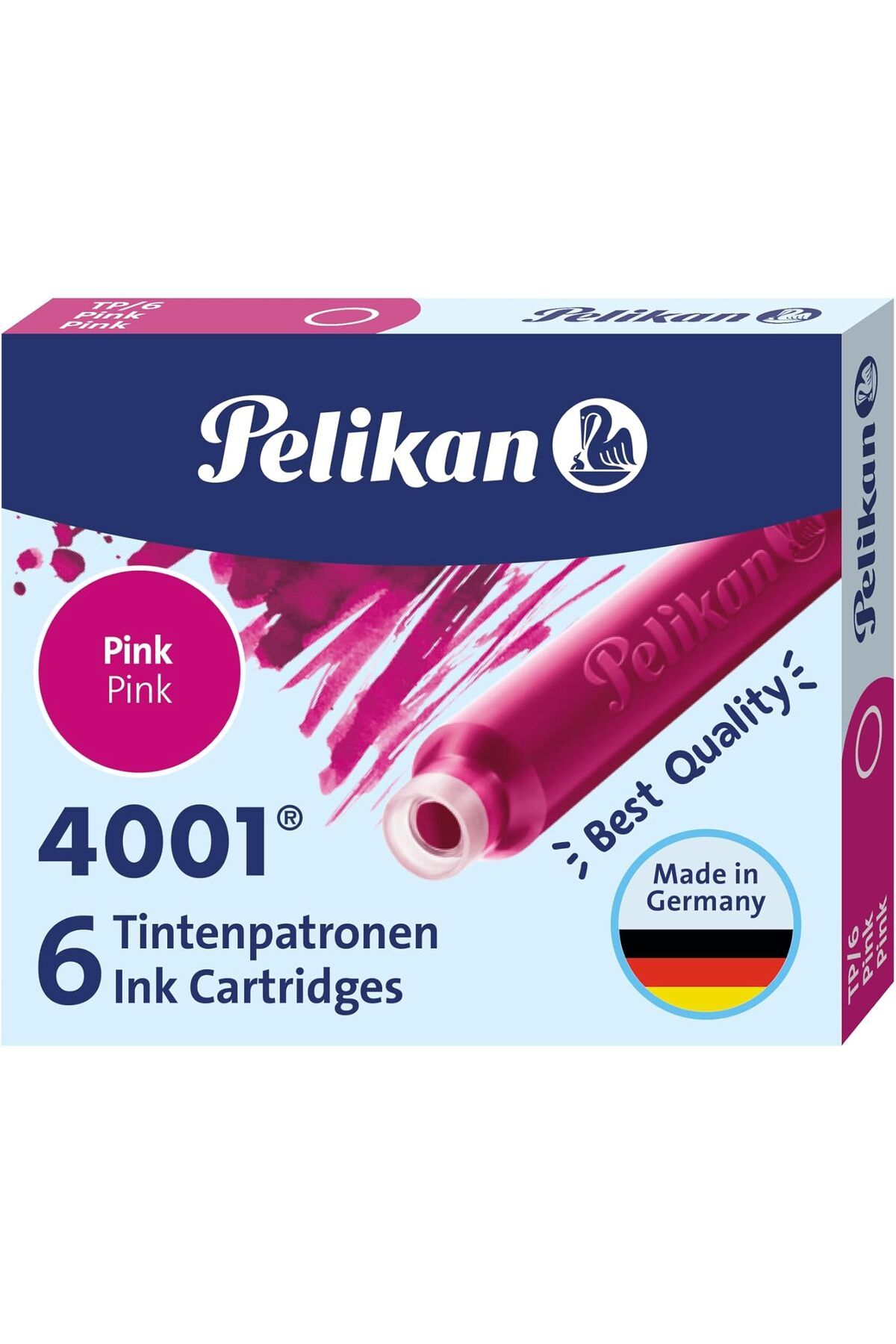 DERİK KADROĞLU Kartuş Serisi TP6X Dolma Kalem Kartuşu Pembe Yeni 1107872