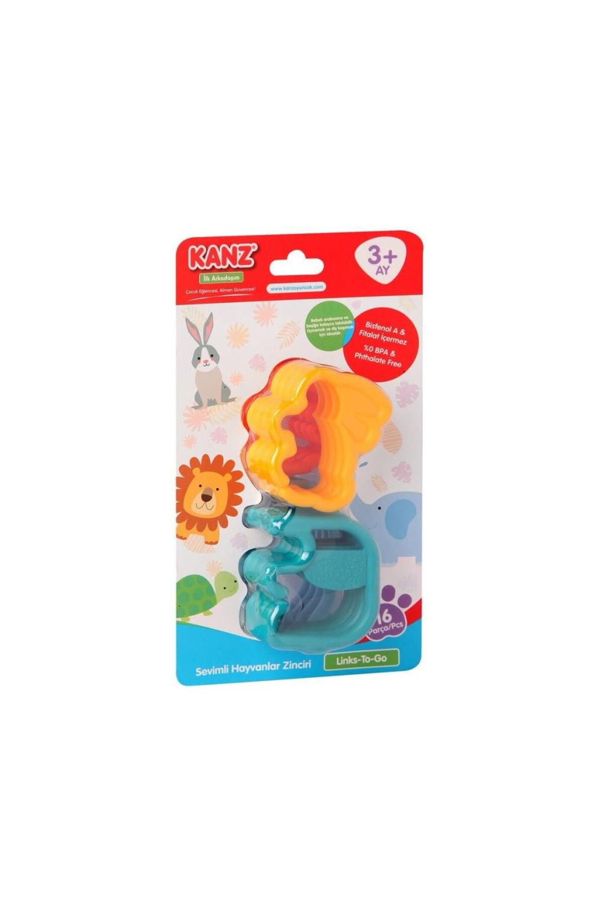 Shop58 30774 Enfal Sevimli Hayvanlar Zinciri 16 parça / +3 ay