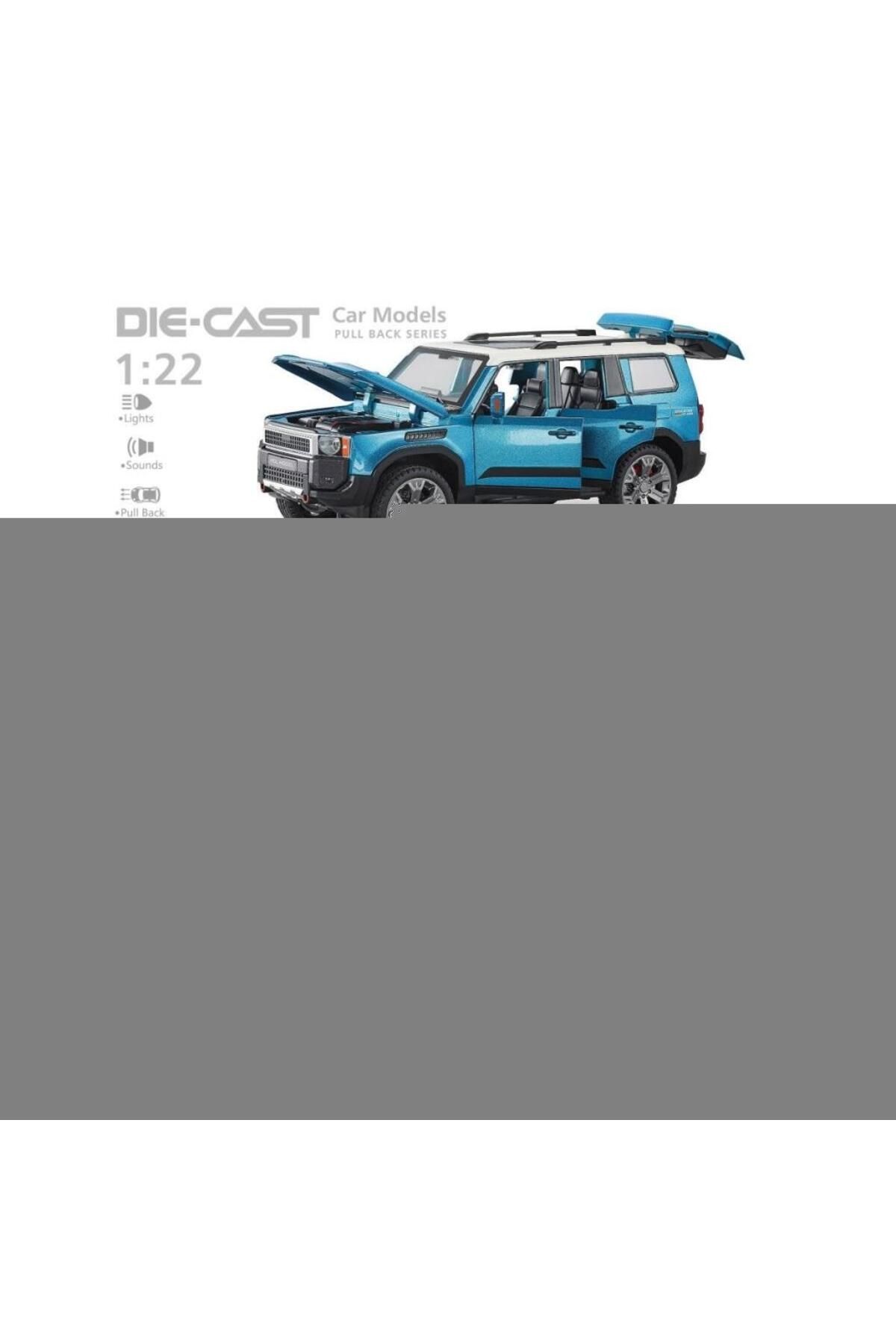 Shop58 HediyeCantam HCL-521A Çek Bırak 1:22 Sesli Ve Işıklı Buharlı Metal Jeep