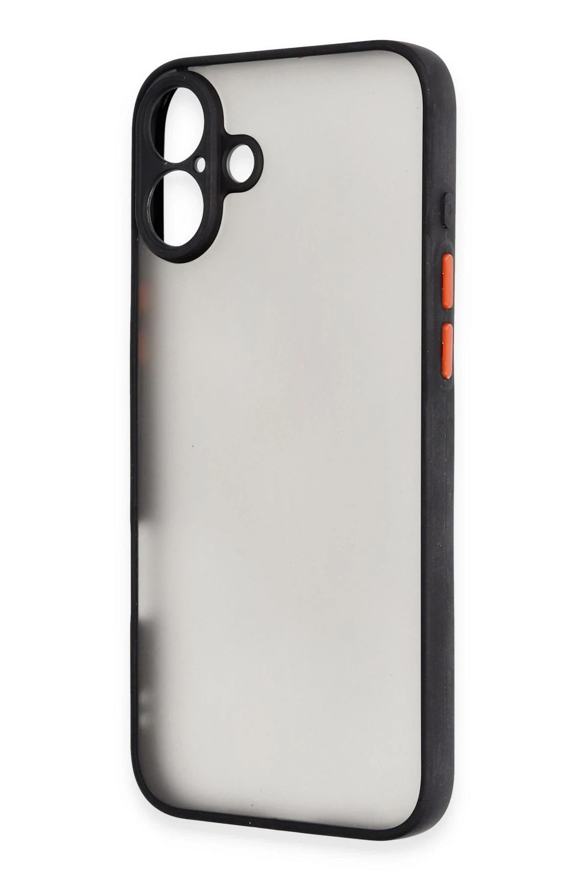 NewFace iPhone 16 Plus Kılıf Montreal Silikon Kapak - Siyah BSTMY