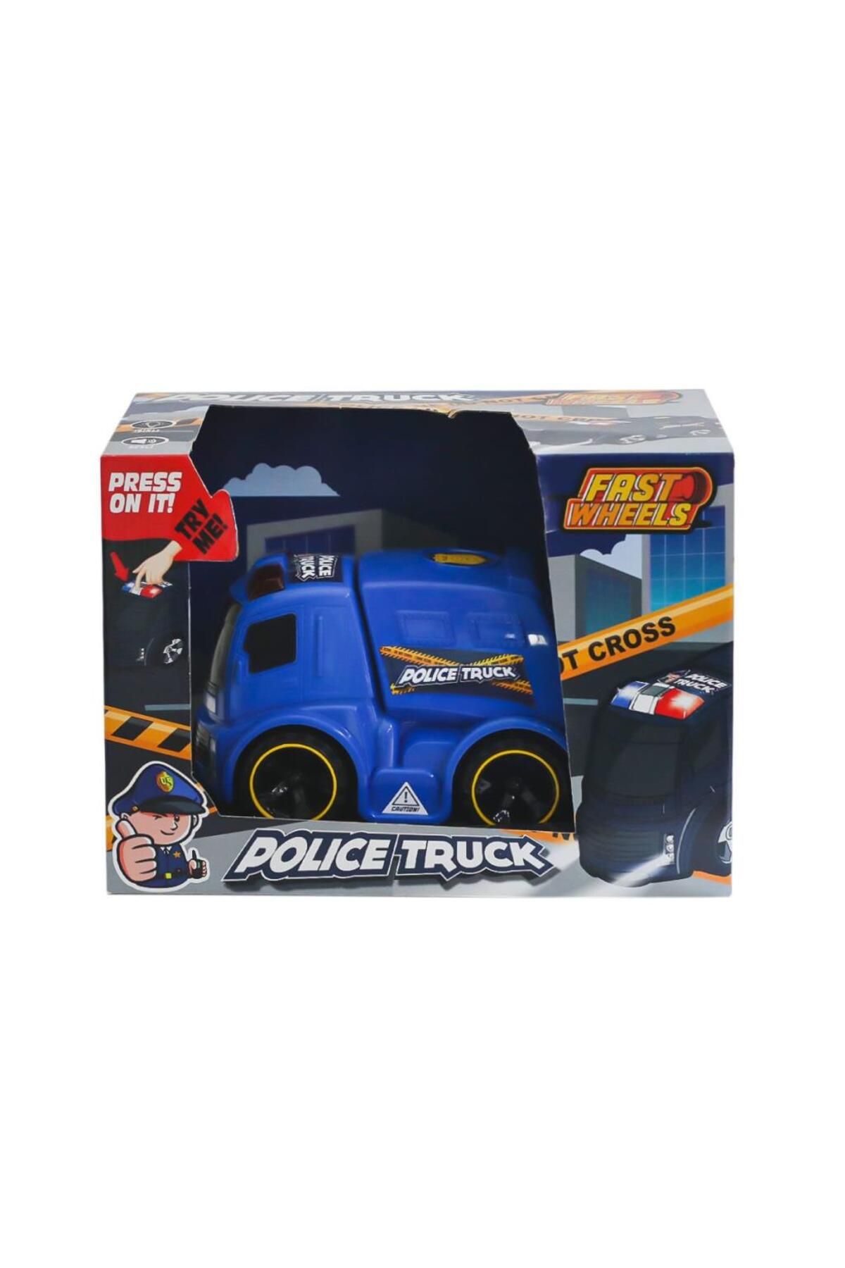 Shop58 HediyeCantam ER-245 Fast Wheels Polis Kamyonu -Erdem Oyuncak
