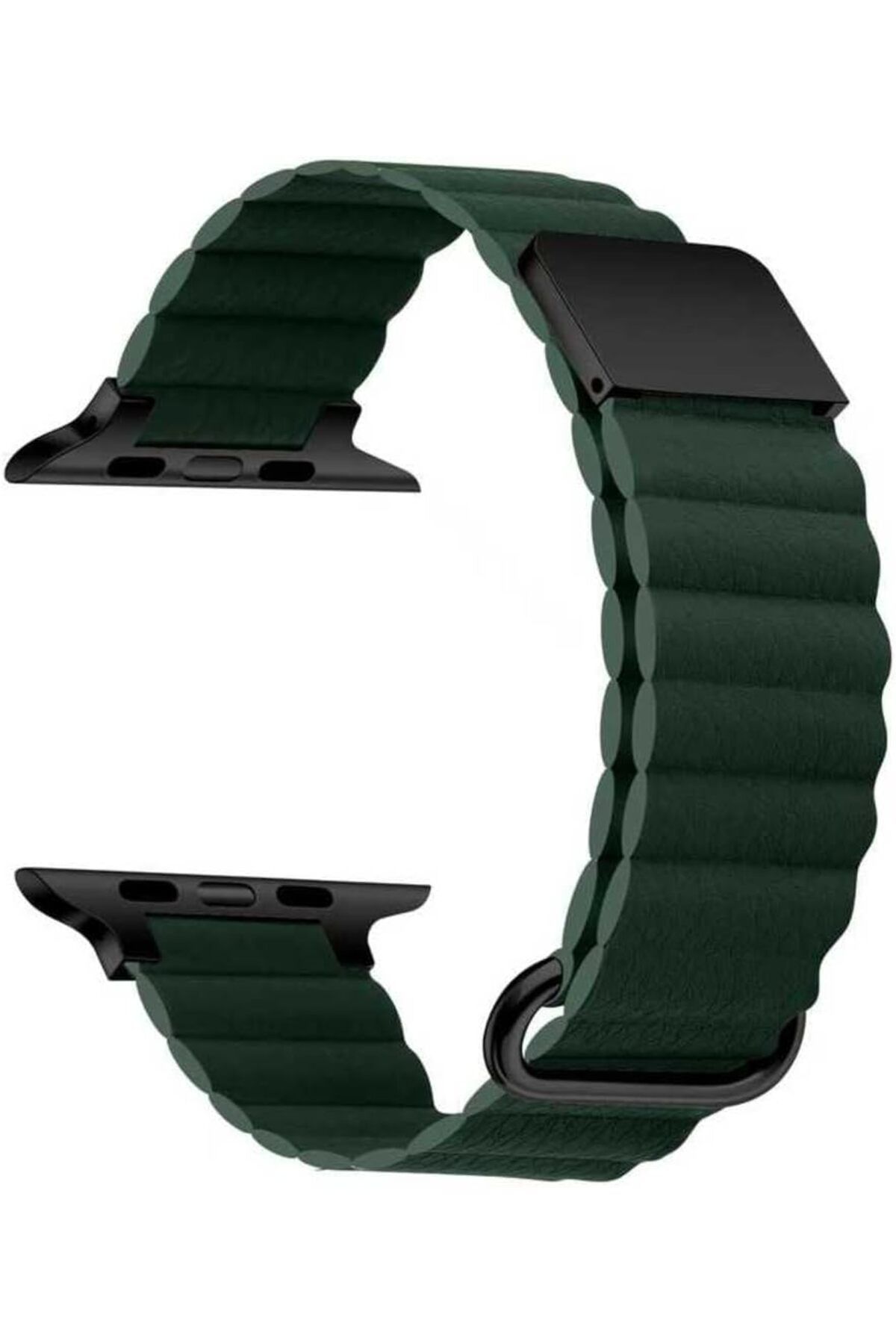 STOREMAX cmllashop İle Uyumlu Watch 38mm/40mm KRD-78 PU Deri Kordon Strap Kayış Koyu Yeşil 542