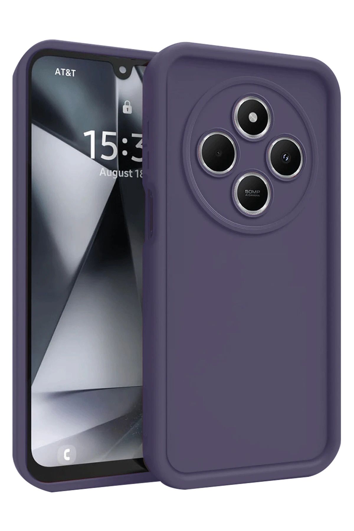 NewFace Xiaomi Redmi 14C Kılıf Viera Silikon - Mürdüm BSTMY
