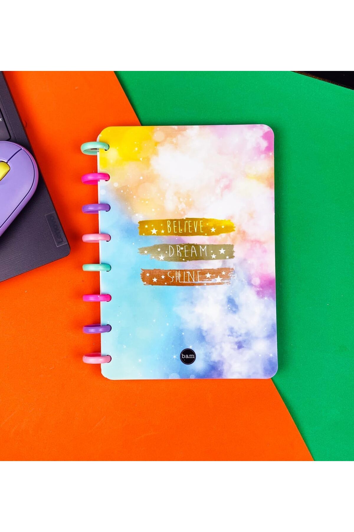 KDROĞLU KDROGLU Your Shine Tasarımlı Yeni Nesil Kalp Spiralli Defter New Desing 1109836