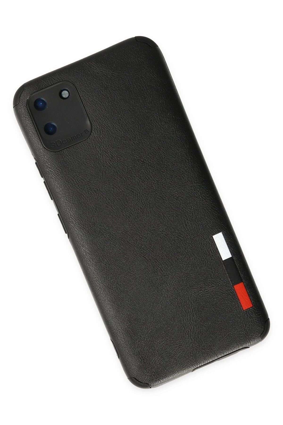 NewFace Realme C11 Kılıf Loop Deri Silikon - Siyah BSTMY