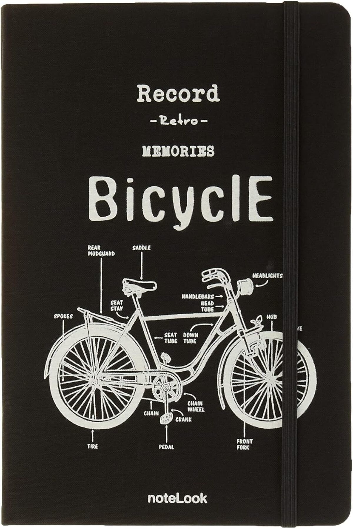 KDROĞLU KDROGLU Scrikss Tekstil Kapak Çizgili Defter A5 Beyaz New Desing 1109836