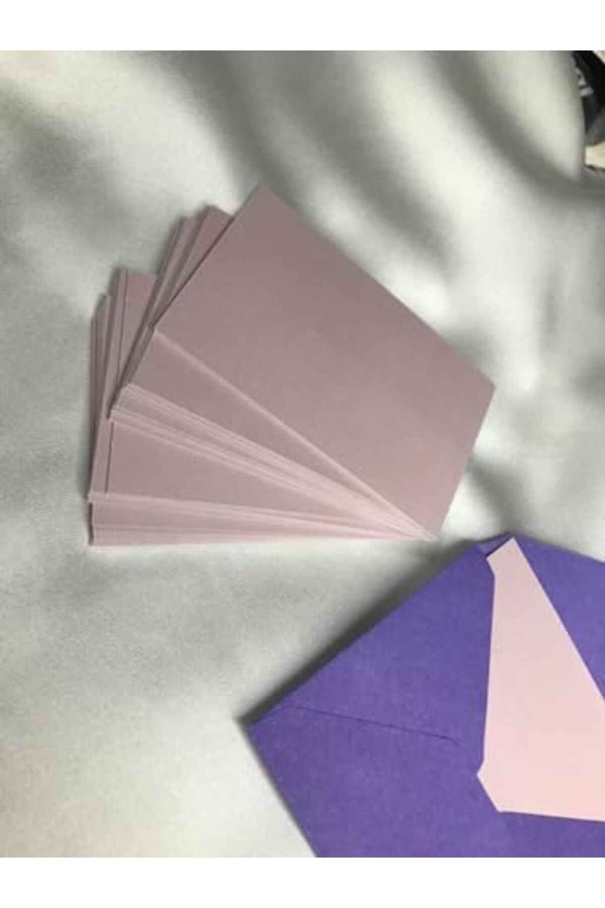 ÇAĞUR çağur Yazısız Karışık Renkli Kart Tek Taraflı Tek Renk Boş Yazılabilir Mesaj Kartı 8x5 Cm