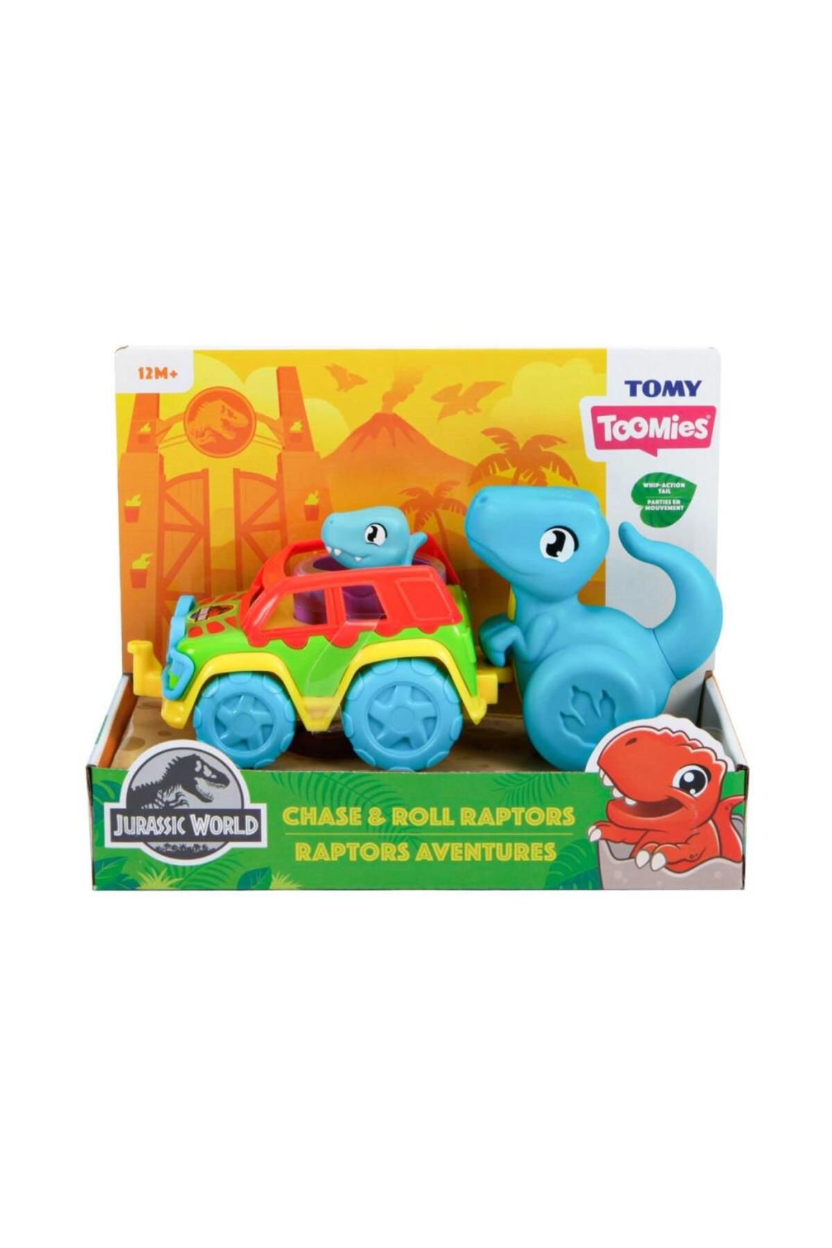 Shop58 73251 Tomy - Jurassic World Dino ve Renkli Araç +12 ay