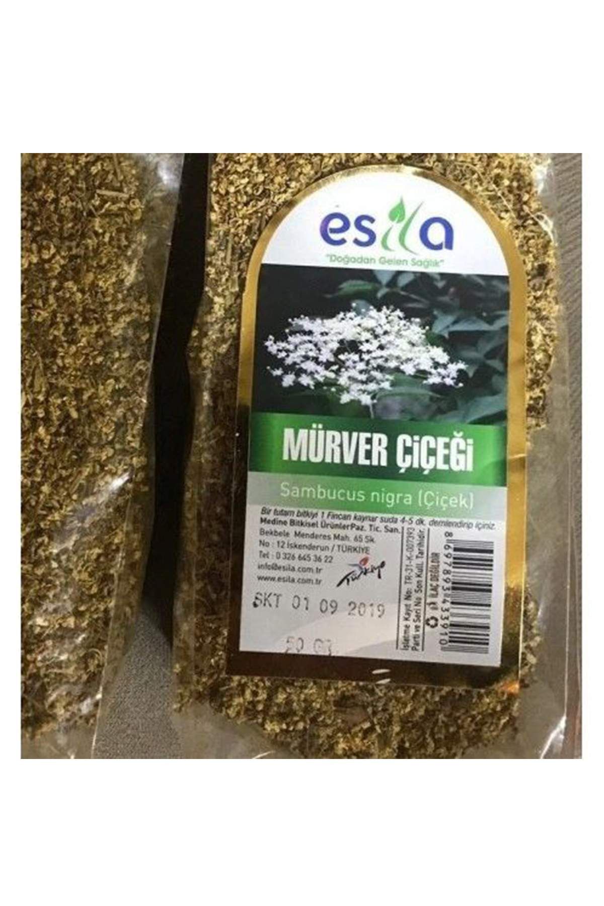 MBB ETİCARET Poşet Mürver Çiçeği 50 Gr.
